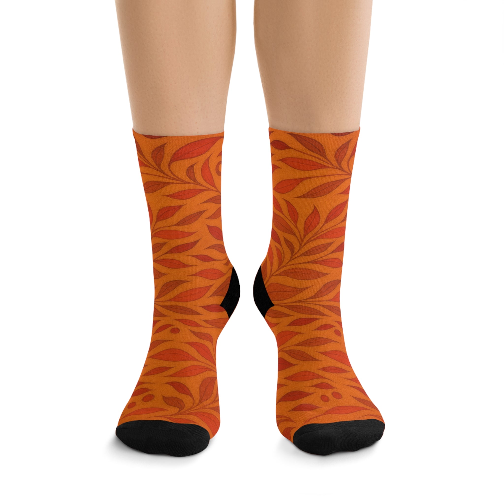 Paws&Peace Eco-Friendly Socks for Nature (Orange) Printify