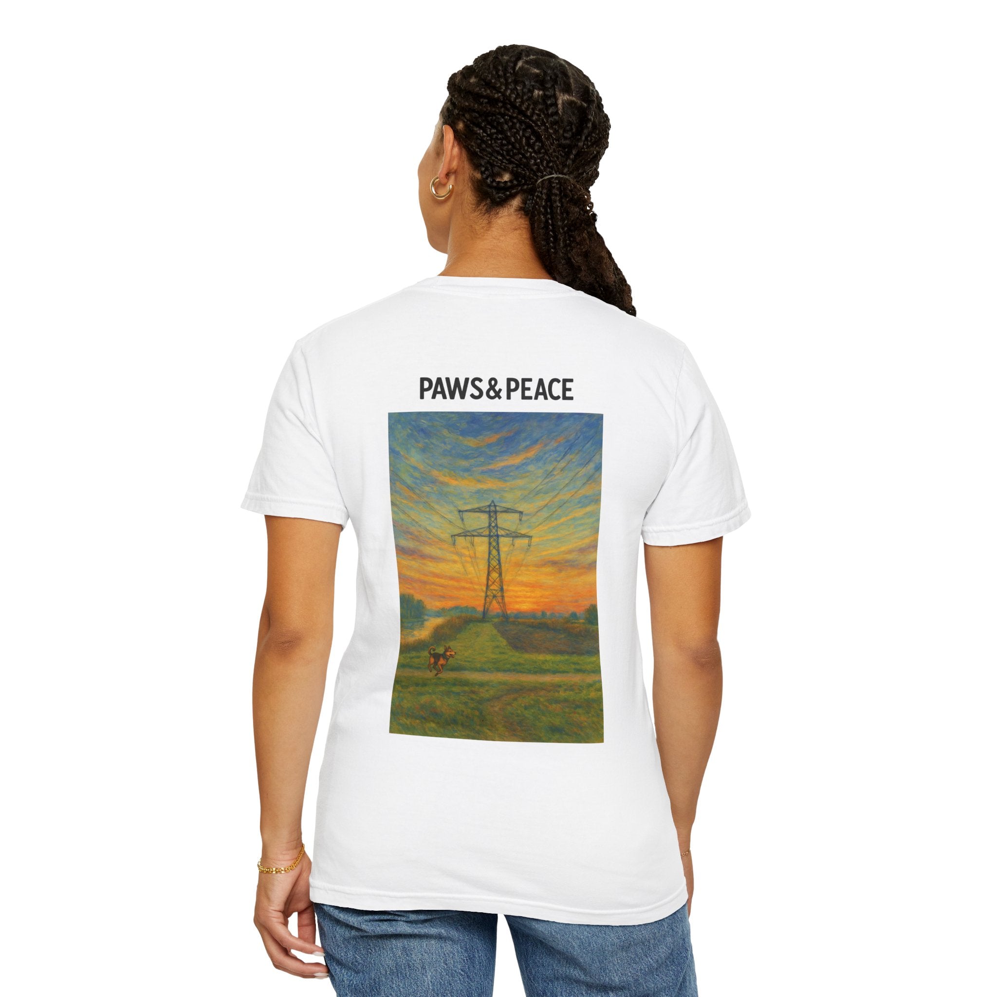 Unisex (Long9) Reading in Almere T-Shirt by Paws&Peace Printify