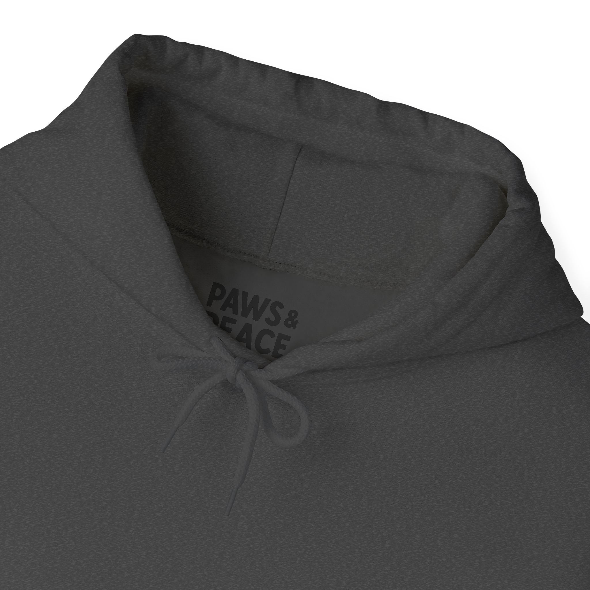 Unisex Paws & Peace Logo Hoodie by Paws&Peace Printify