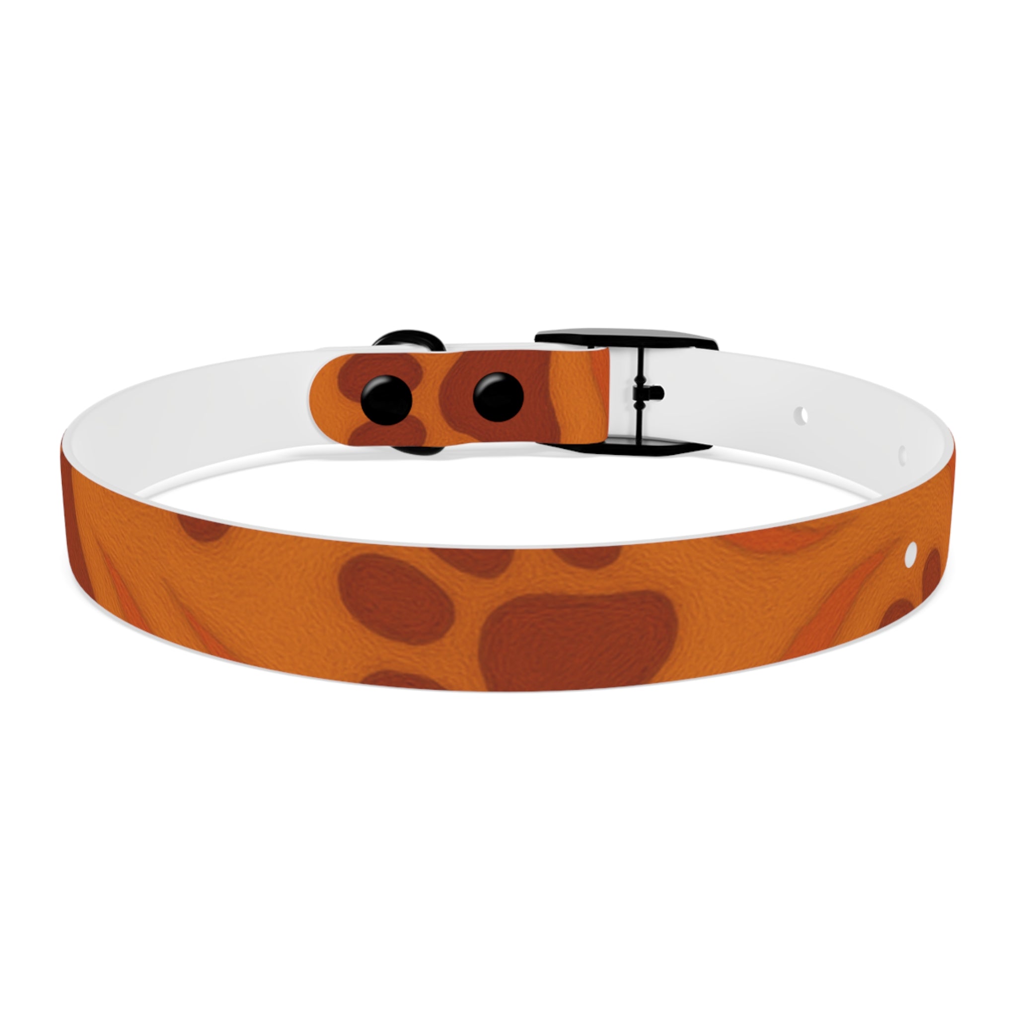 Stylish Pets Collar  (Orange) Paws&Peace Design Printify