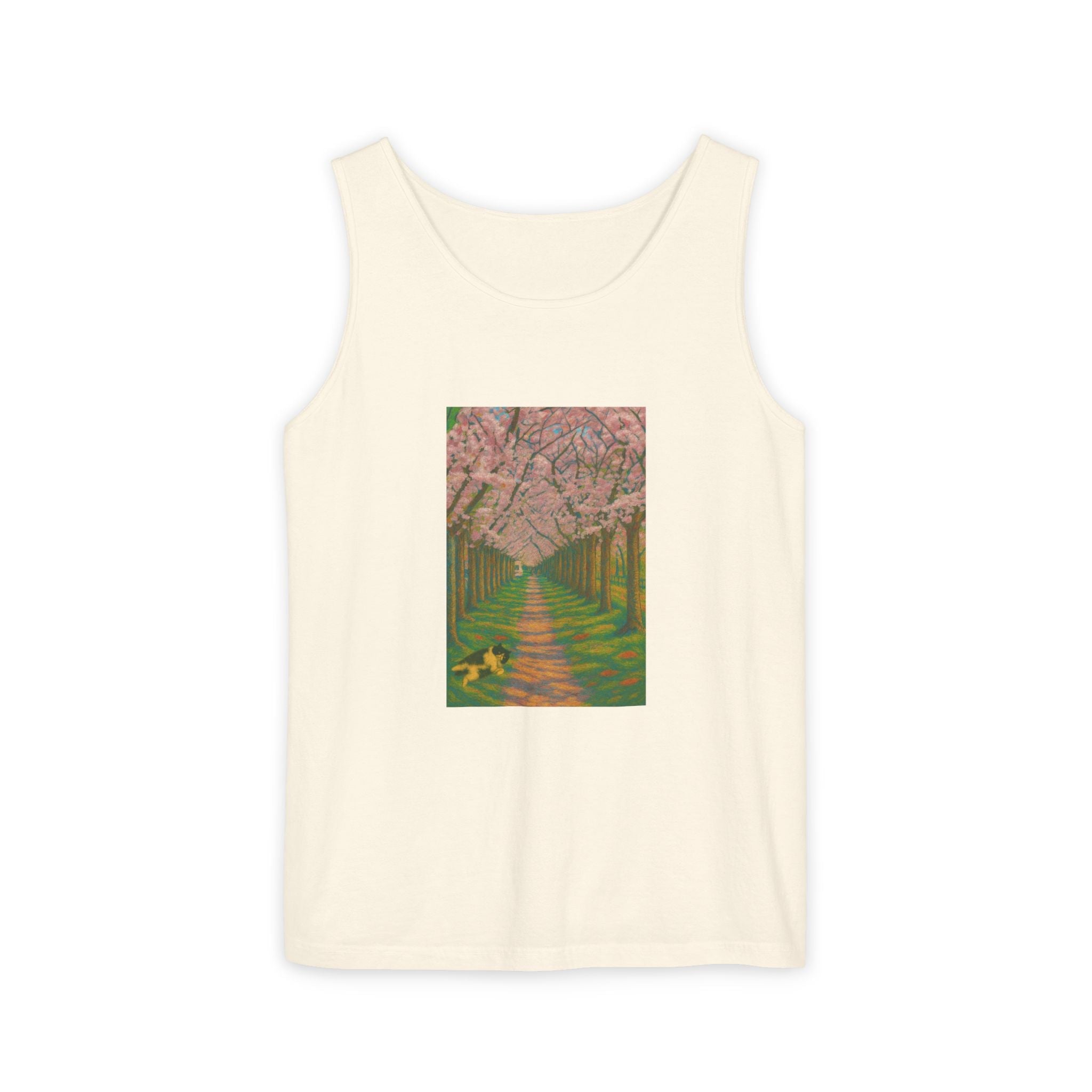 Unisex KaLok Sakura Tank Top by paws&Peace Printify