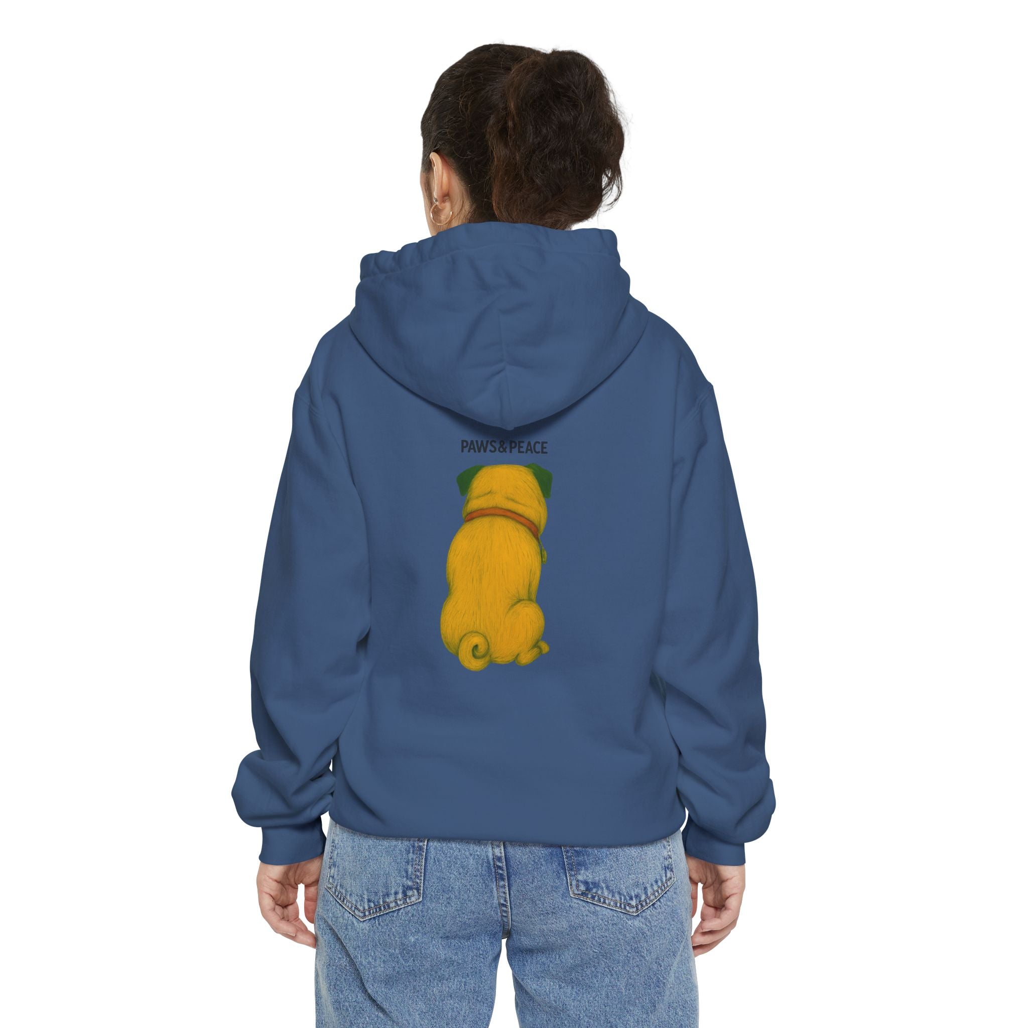 Unisex (Puggo) Hoodie by Paws&Peace Printify