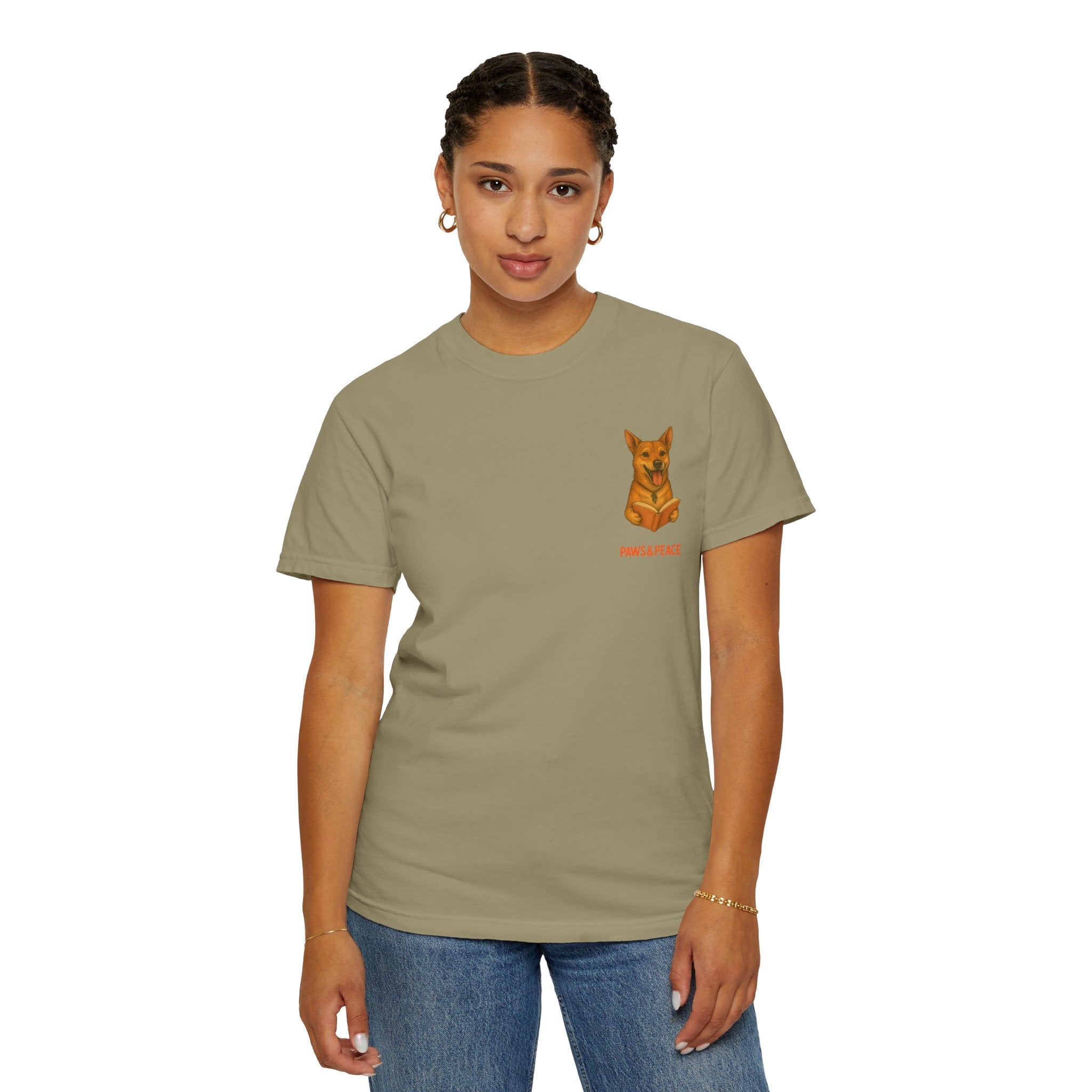 Unisex (Long9) Reading in Almere T-Shirt by Paws&Peace Printify