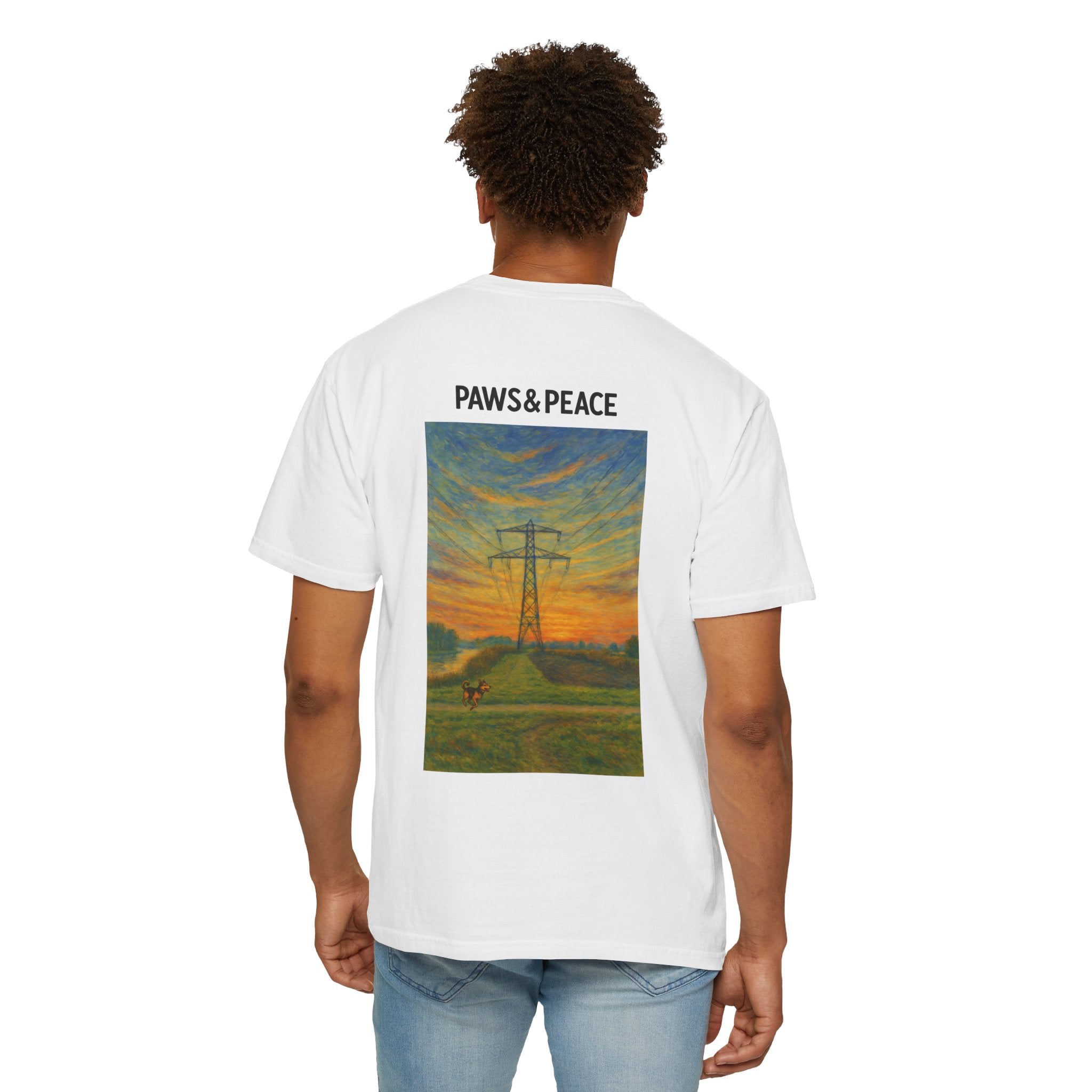 Unisex (Long9) Reading in Almere T-Shirt by Paws&Peace Printify