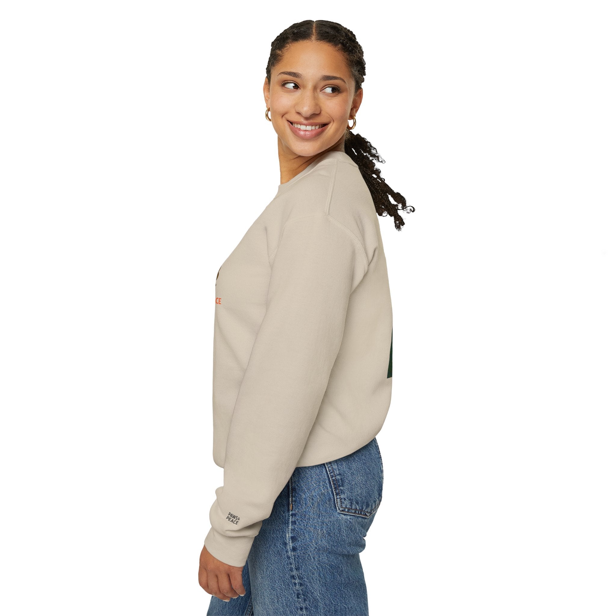 Unisex Long9 Logo Sweatshirt by Paws&Peace Printify