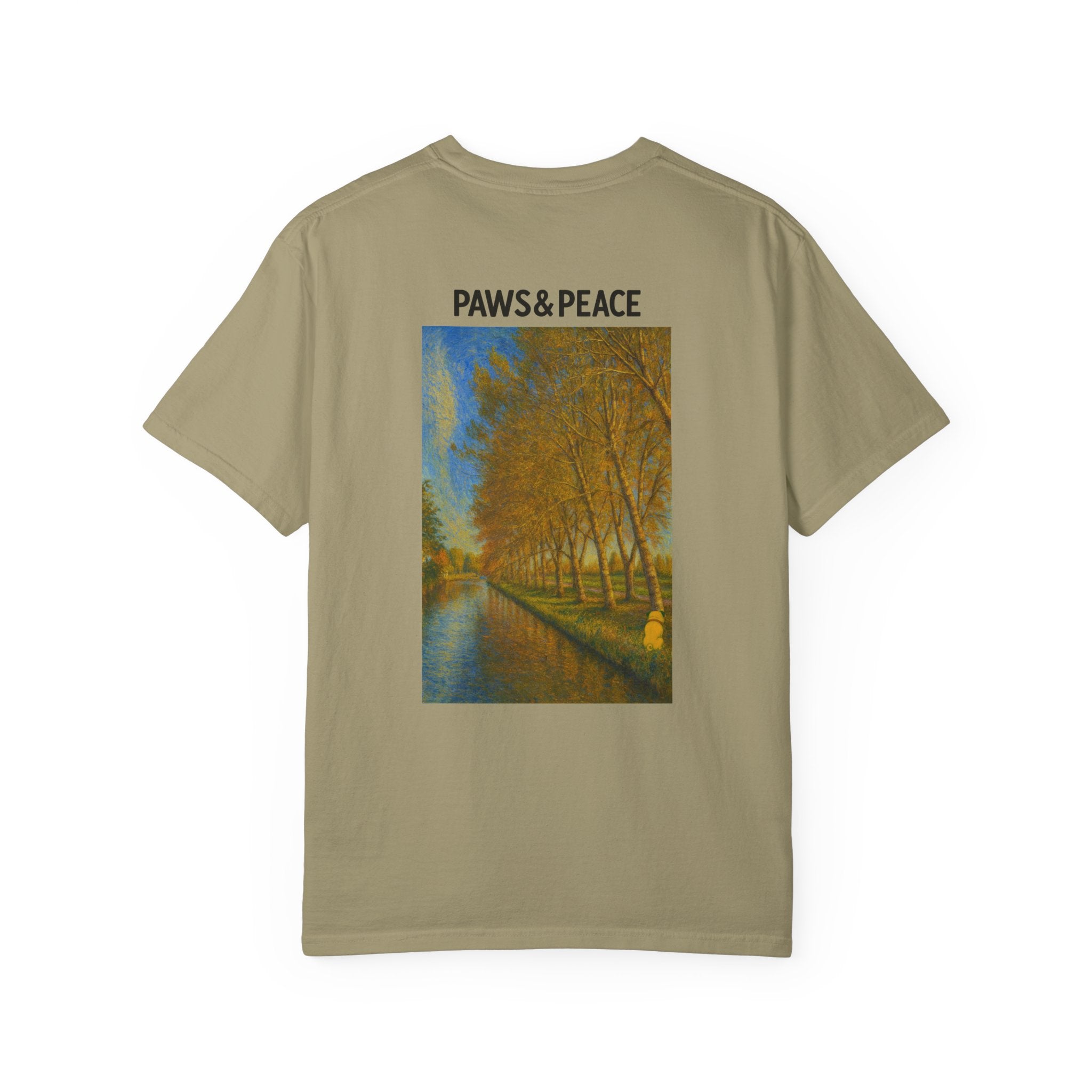 Unisex (Puggo) Reading in Almere T-Shirt by Paws&Peace Printify
