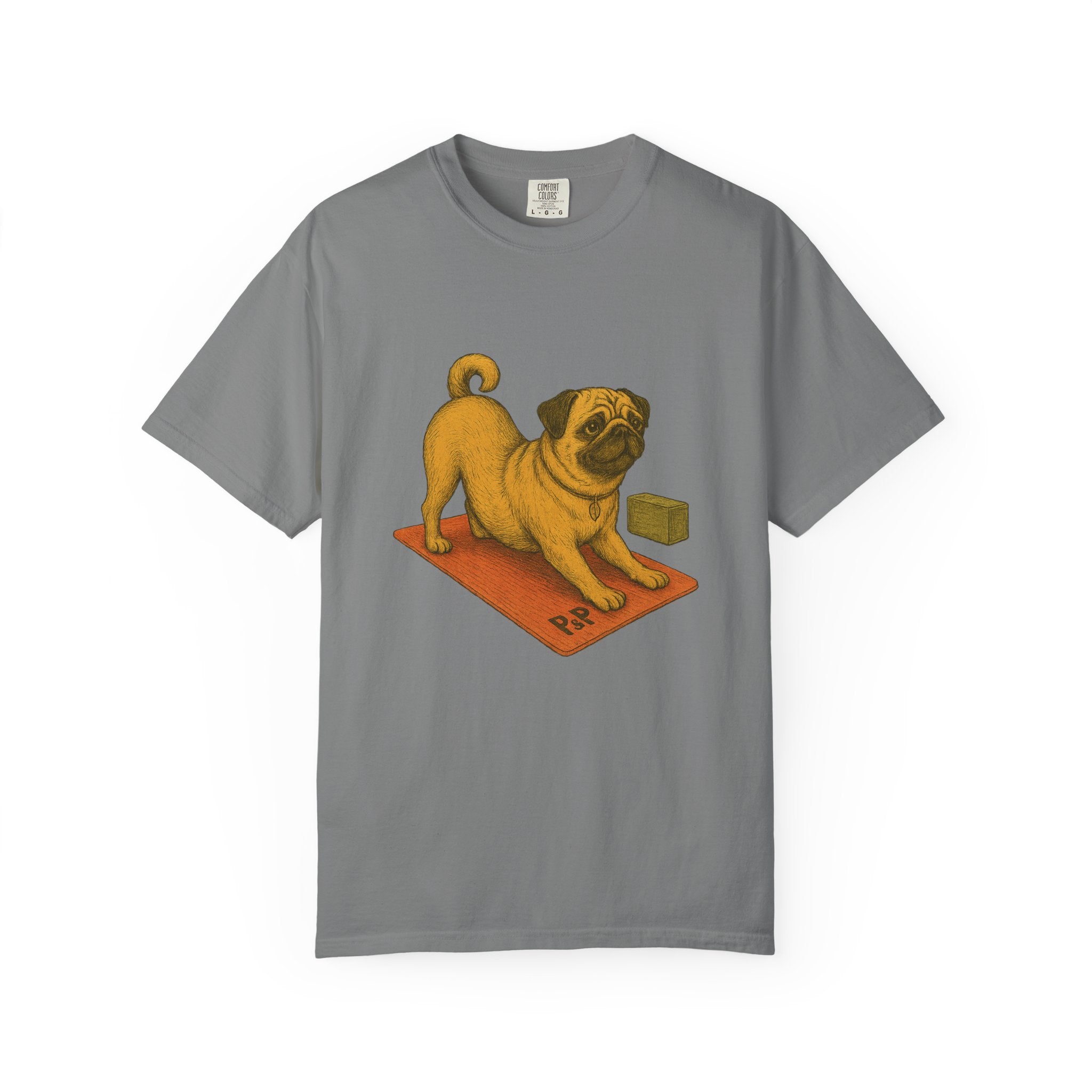 Unisex (Puggo) Yoga T-Shirt by Paws&Peace Printify