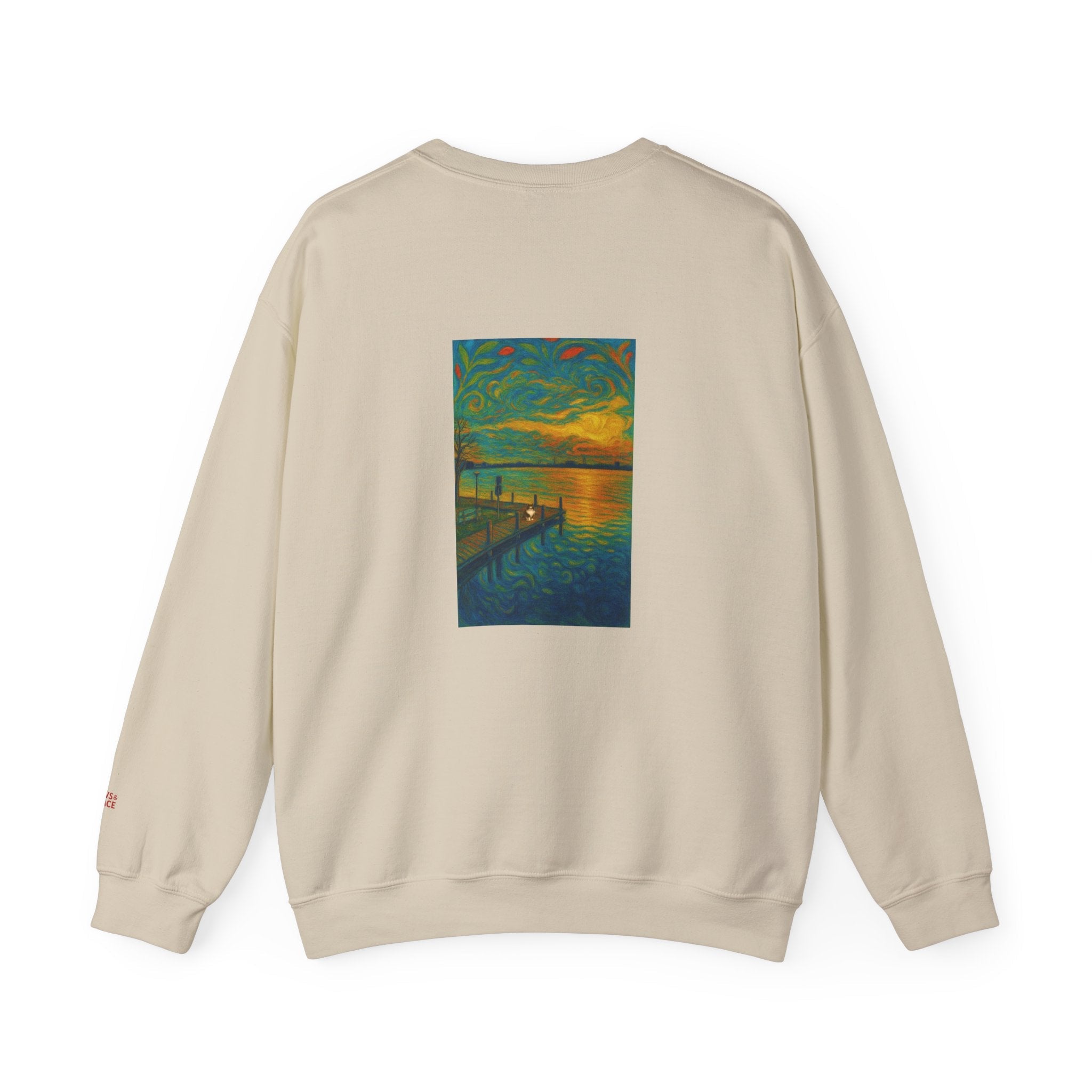 Unisex KaLok Lakeside Sweatshirt y Paws&Peace Printify