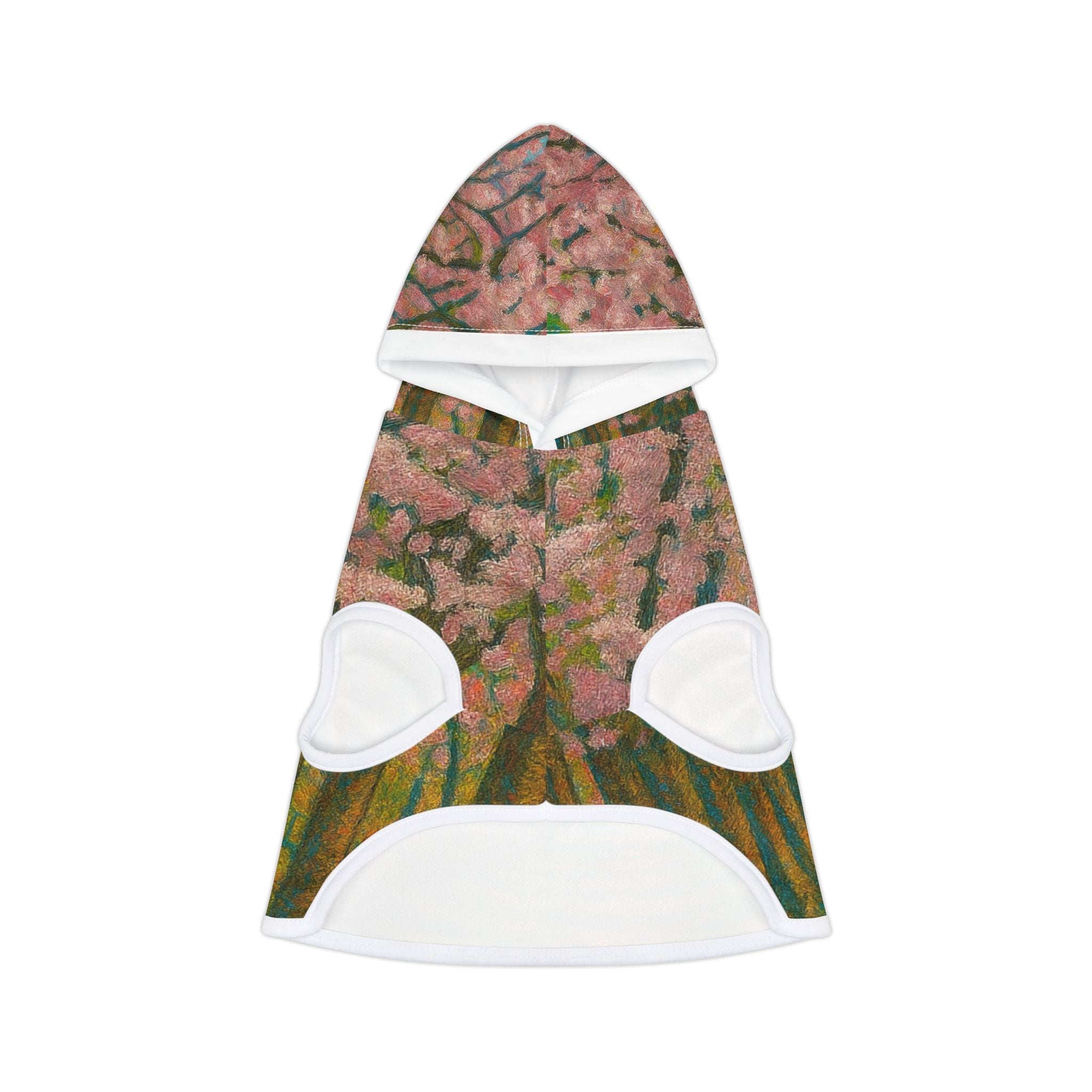 Paws&Peace Charming Floral Pet Hoodie Printify