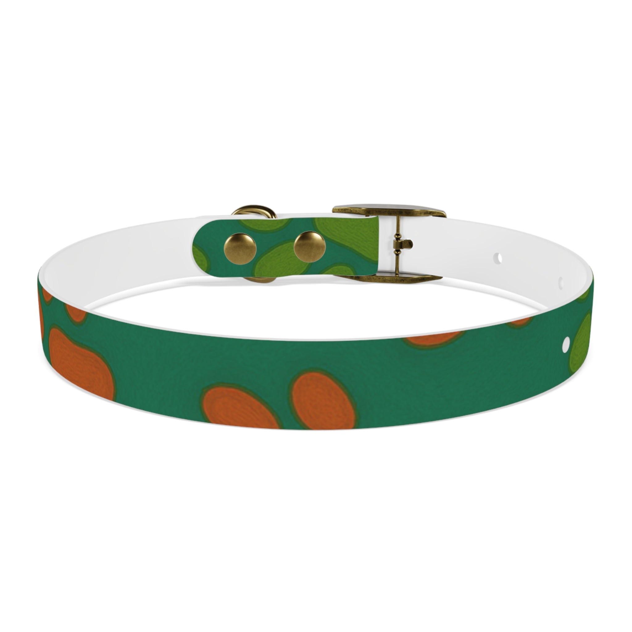 Stylish Dog Collar (green) | Paws & Peace Design Printify