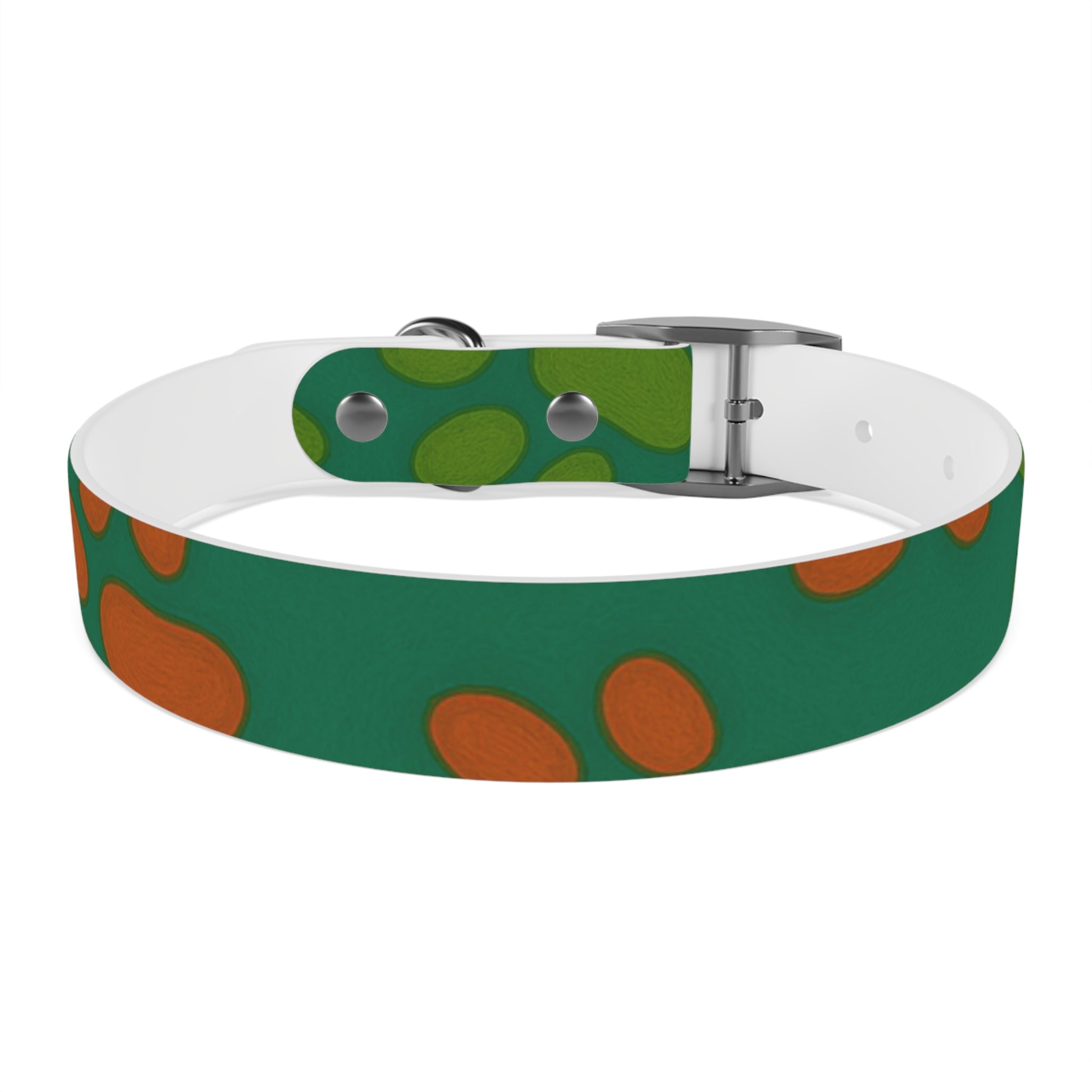 Stylish Dog Collar (green) | Paws & Peace Design Printify