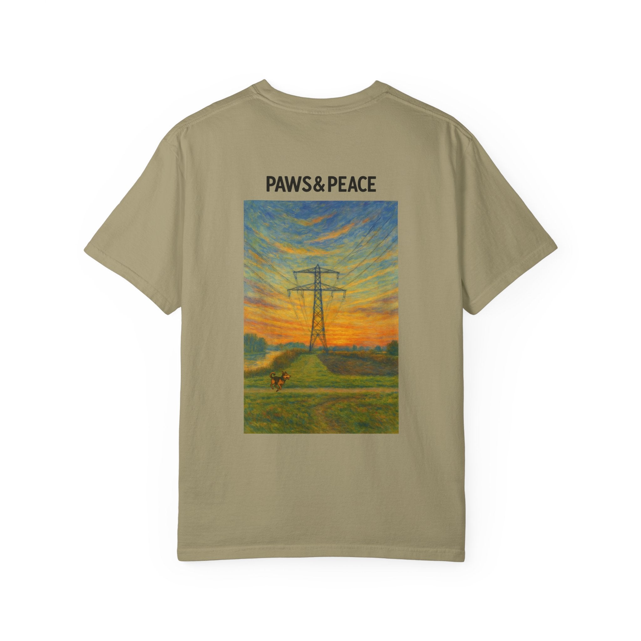 Unisex (Long9) Reading in Almere T-Shirt by Paws&Peace Printify