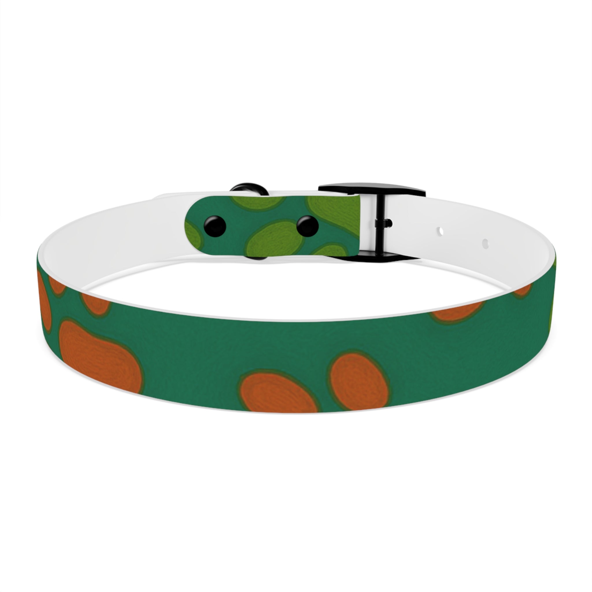 Stylish Dog Collar (green) | Paws & Peace Design Printify