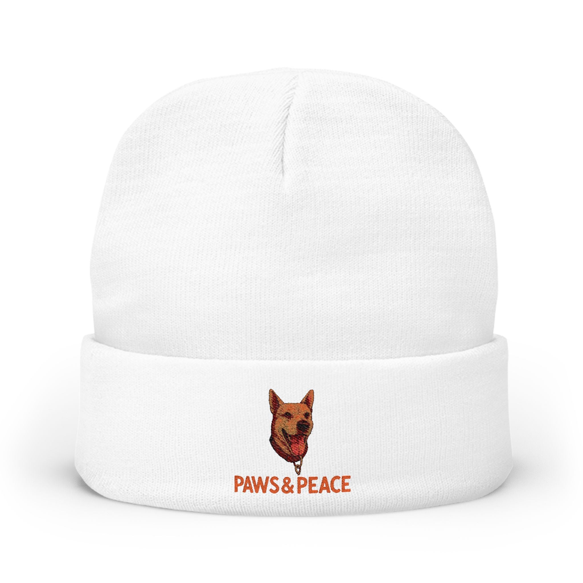 Paws&Peace Knit Beanie Printify