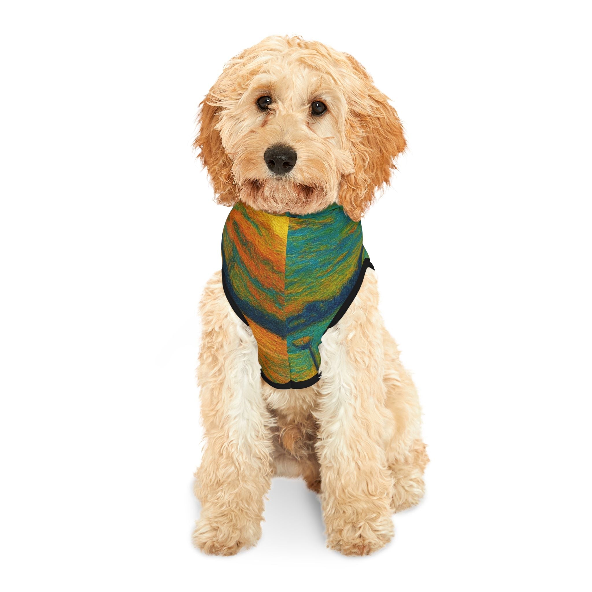 Paws&Peace Vibrant Pet Hoodie for Stylish Dogs Printify
