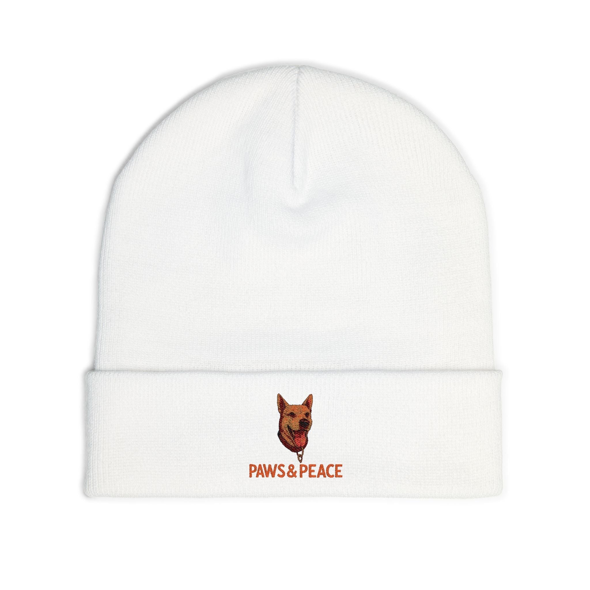 Paws&Peace Knit Beanie Printify