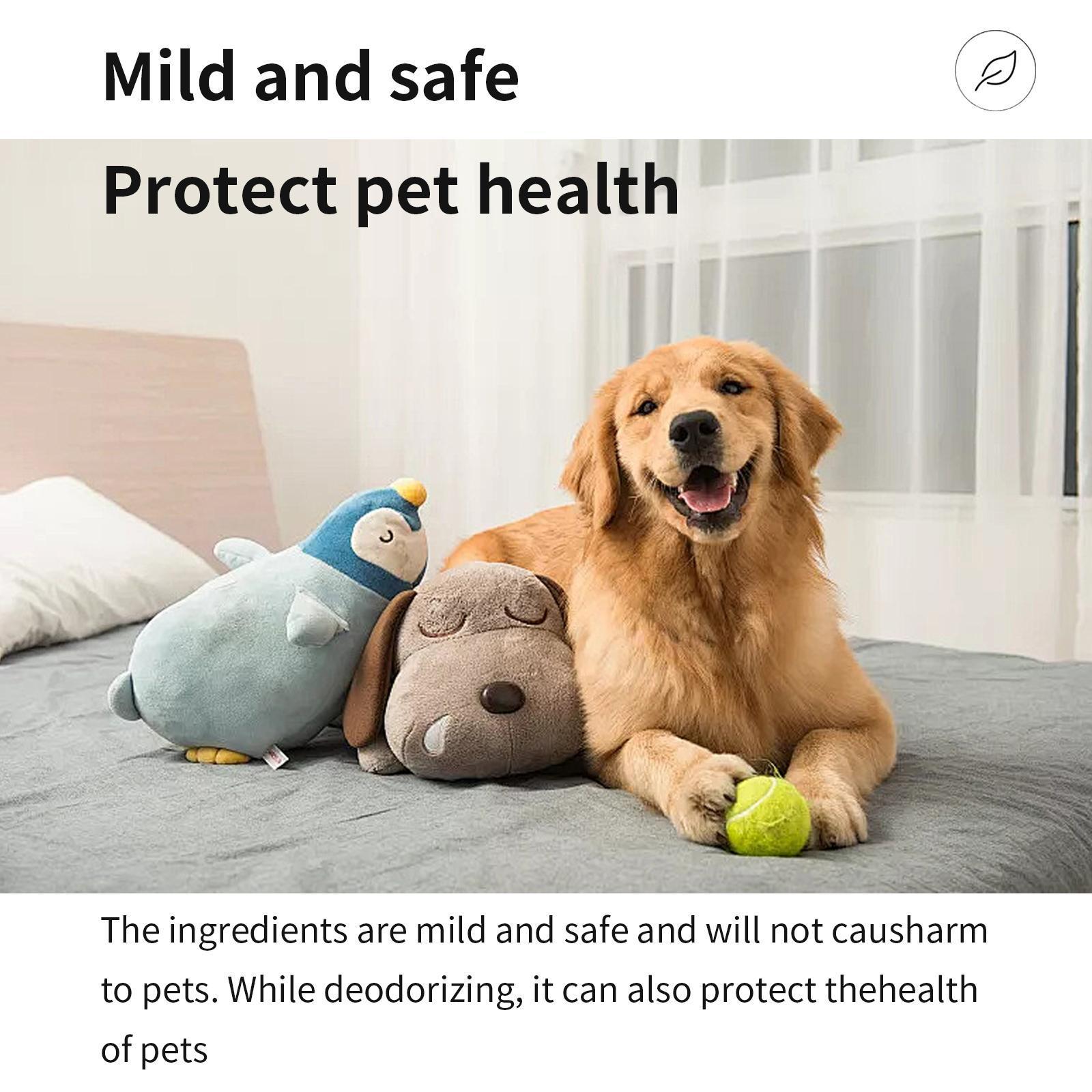 Yebang Pet Fabric Deodorizer Spray Air Clean Pet Odor Indoor Long-lasting Air Freshener Deodorizer CJDropshipping