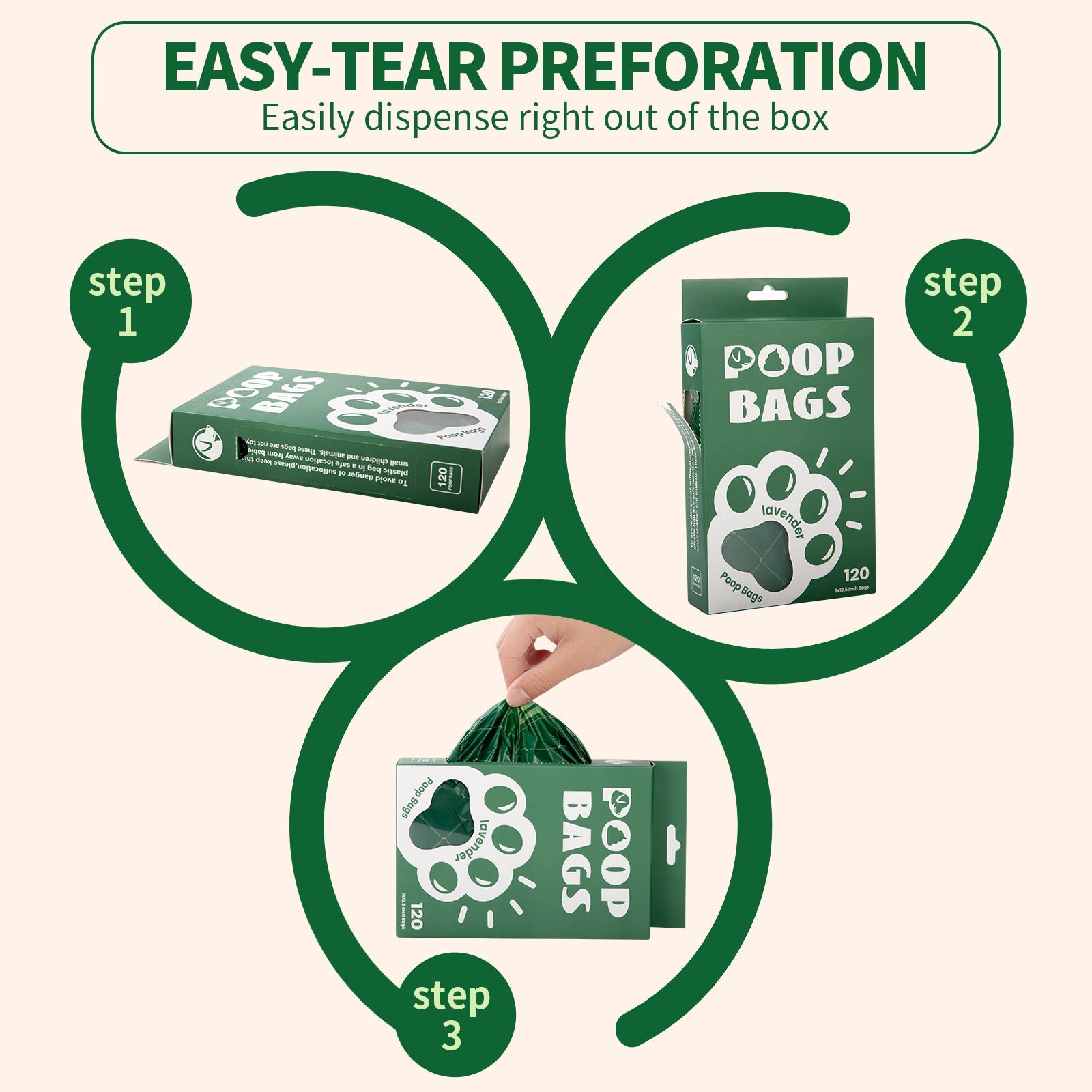 Handle Dog Waste Bag EPI Vest Poop Picking Bags Degradable Cat Litter Bag CJDropshipping