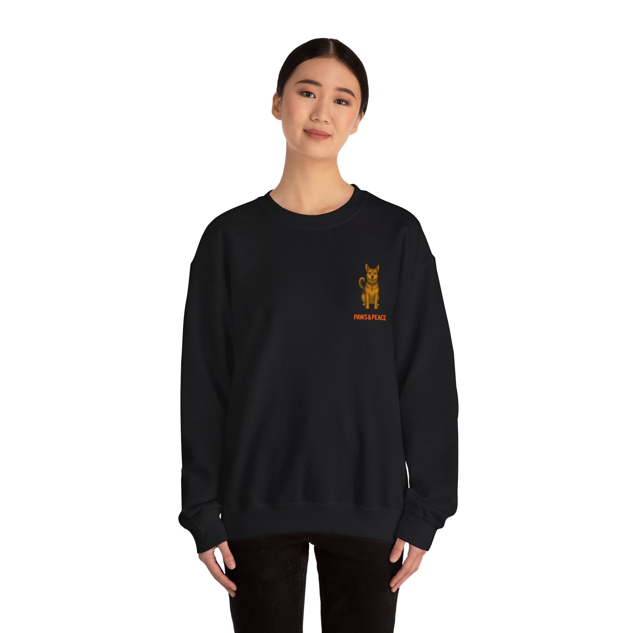 Unisex Long9 Logo Sweatshirt by Paws&Peace Printify