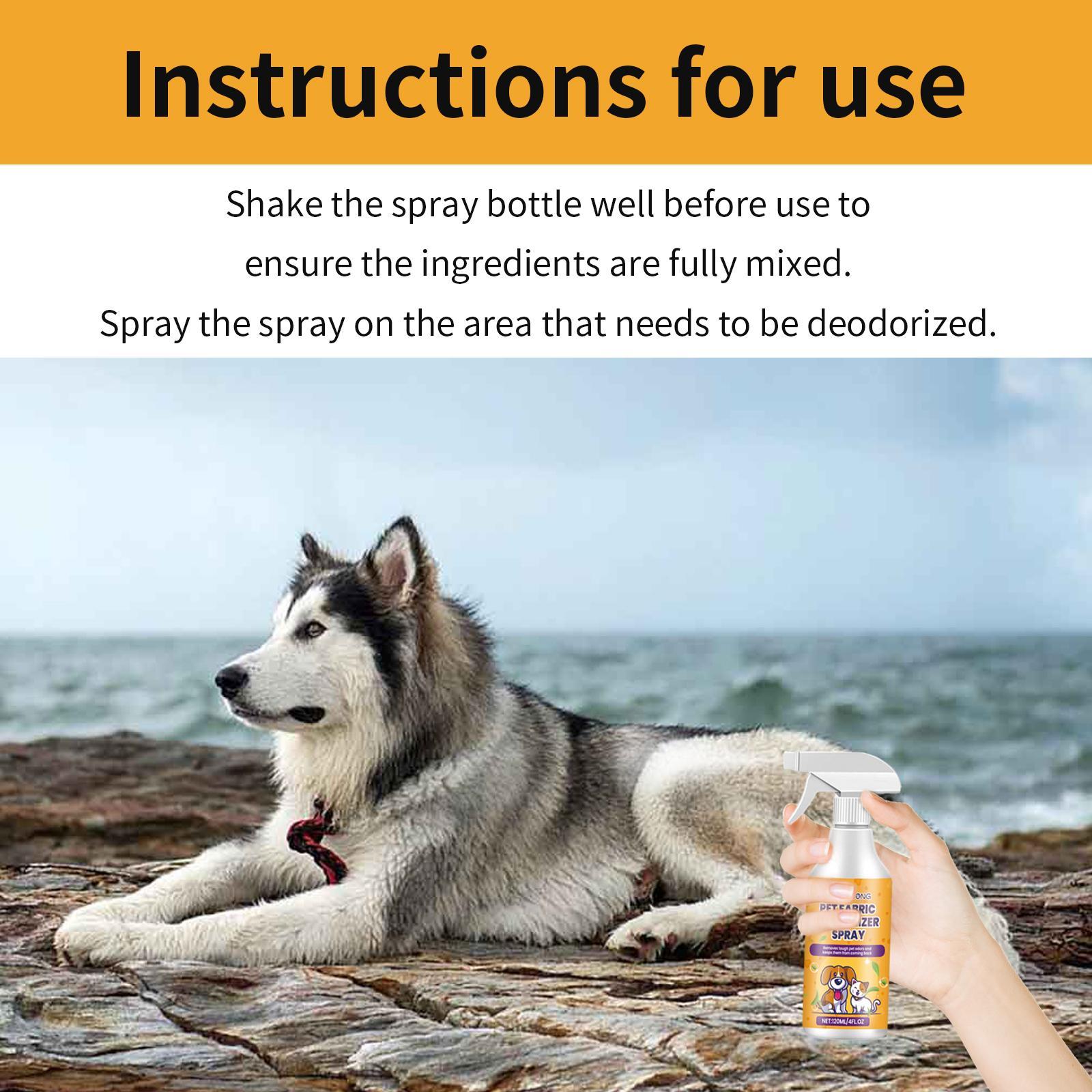 Yebang Pet Fabric Deodorizer Spray Air Clean Pet Odor Indoor Long-lasting Air Freshener Deodorizer CJDropshipping