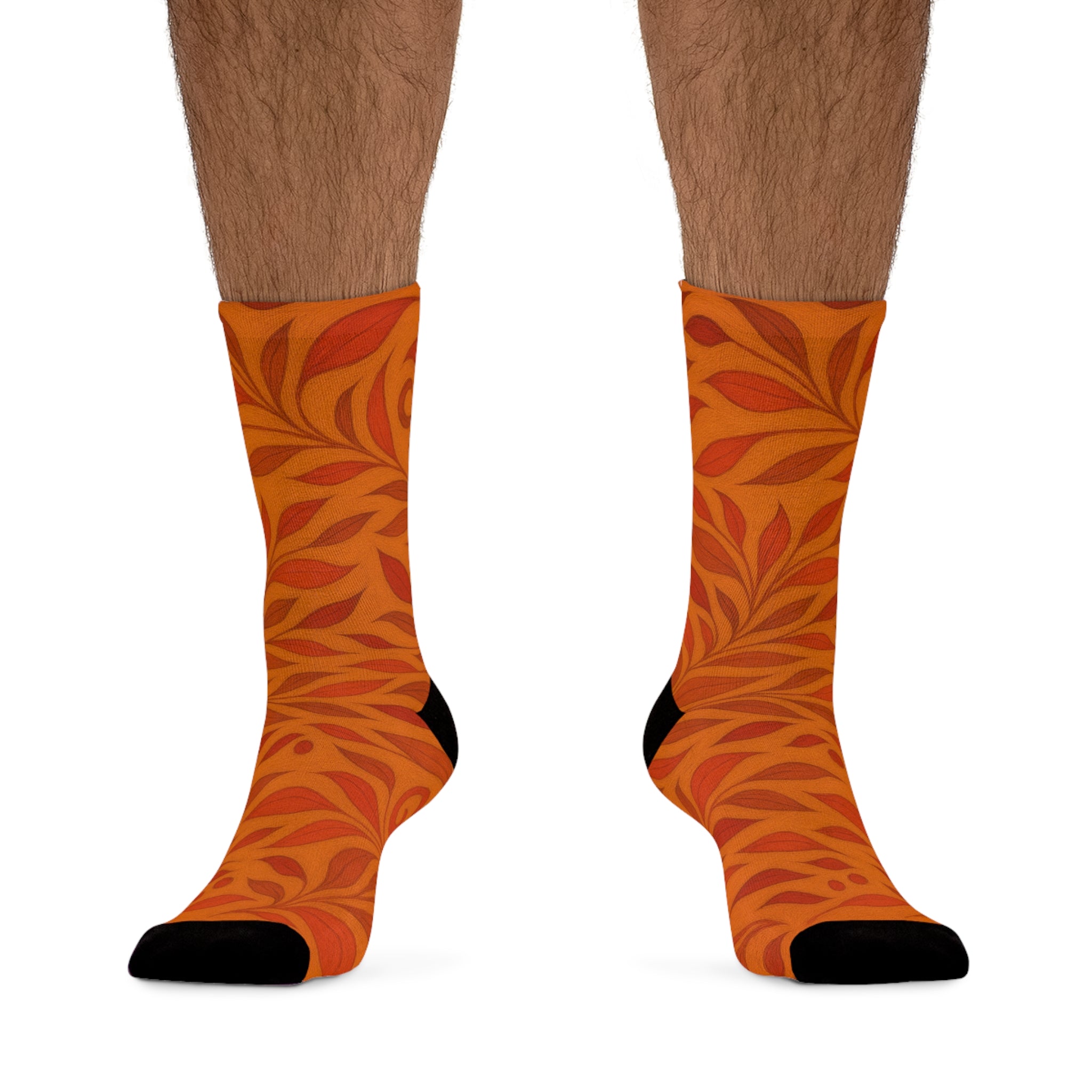 Paws&Peace Eco-Friendly Socks for Nature (Orange) Printify