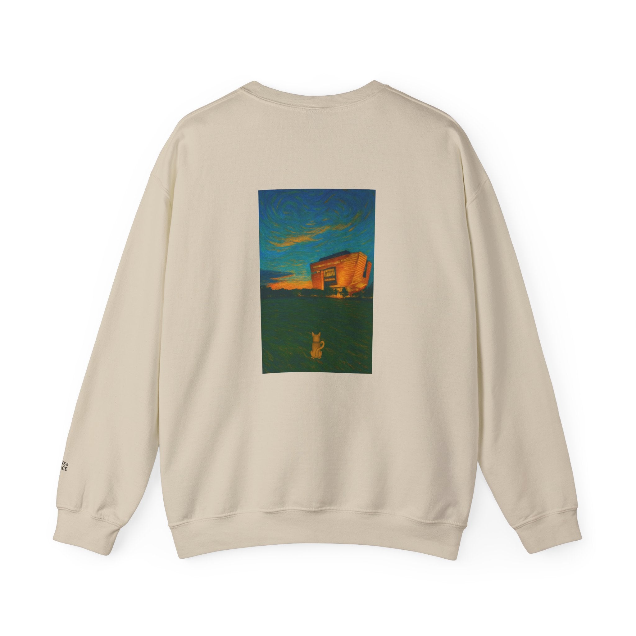 Unisex Long9 Logo Sweatshirt by Paws&Peace Printify