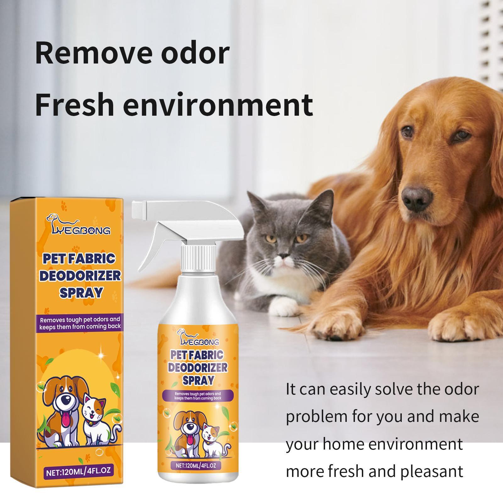 Yebang Pet Fabric Deodorizer Spray Air Clean Pet Odor Indoor Long-lasting Air Freshener Deodorizer CJDropshipping