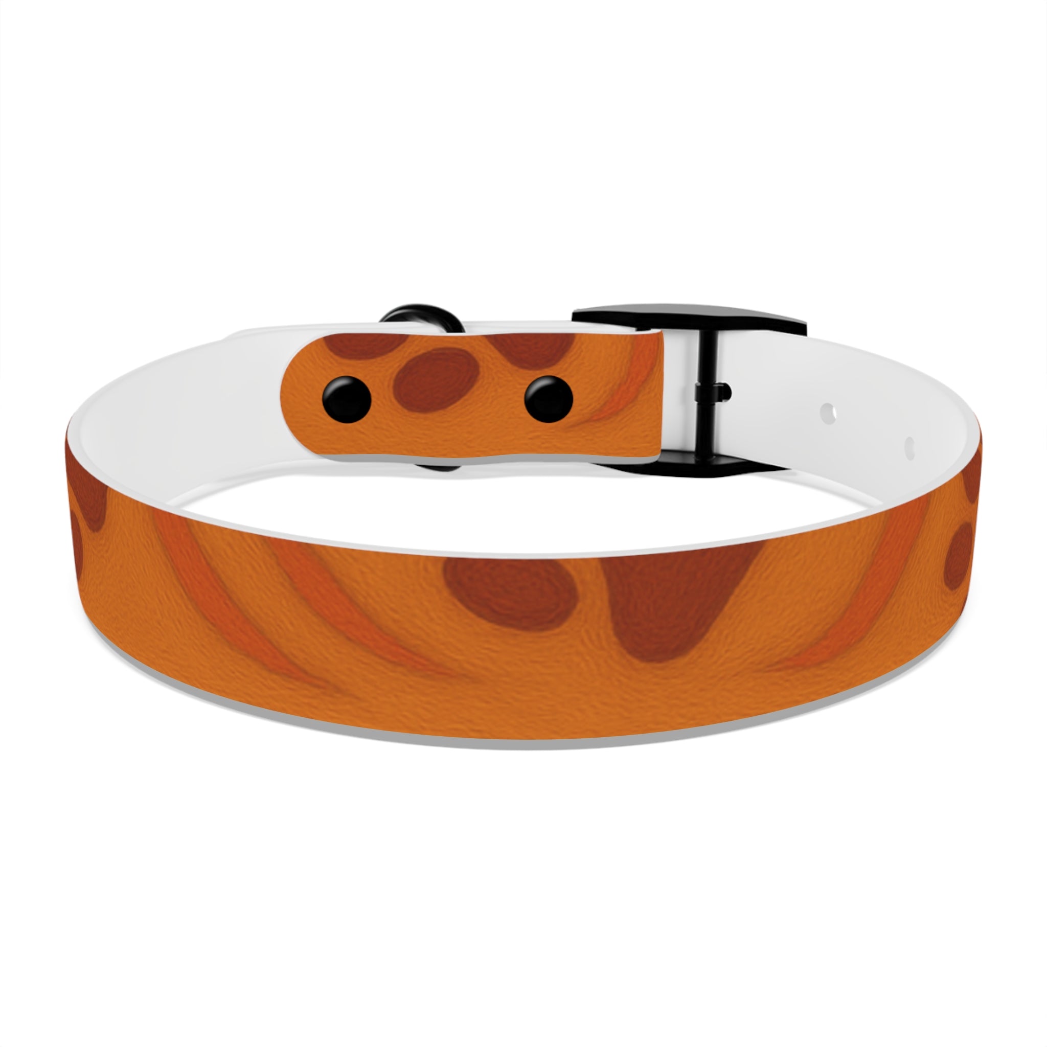 Stylish Pets Collar  (Orange) Paws&Peace Design Printify