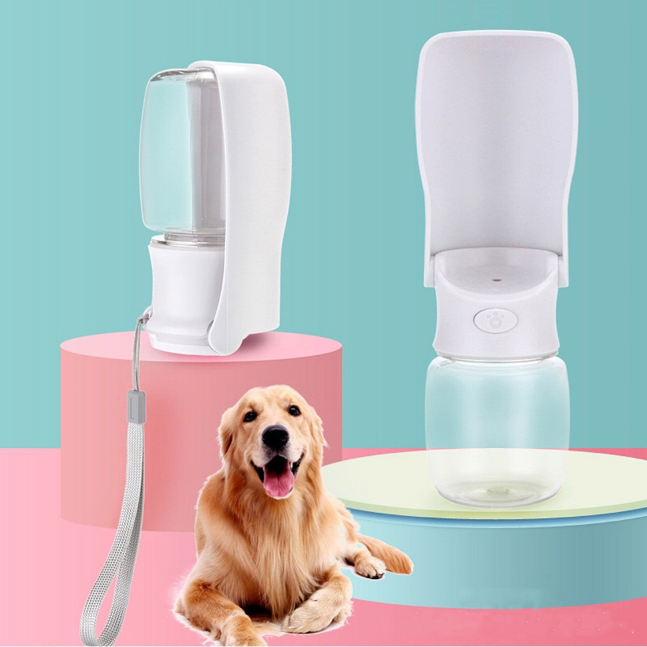 Dog Portable Water Bottle Foldable Pet Water Dispenser Pet Products CJDropshipping