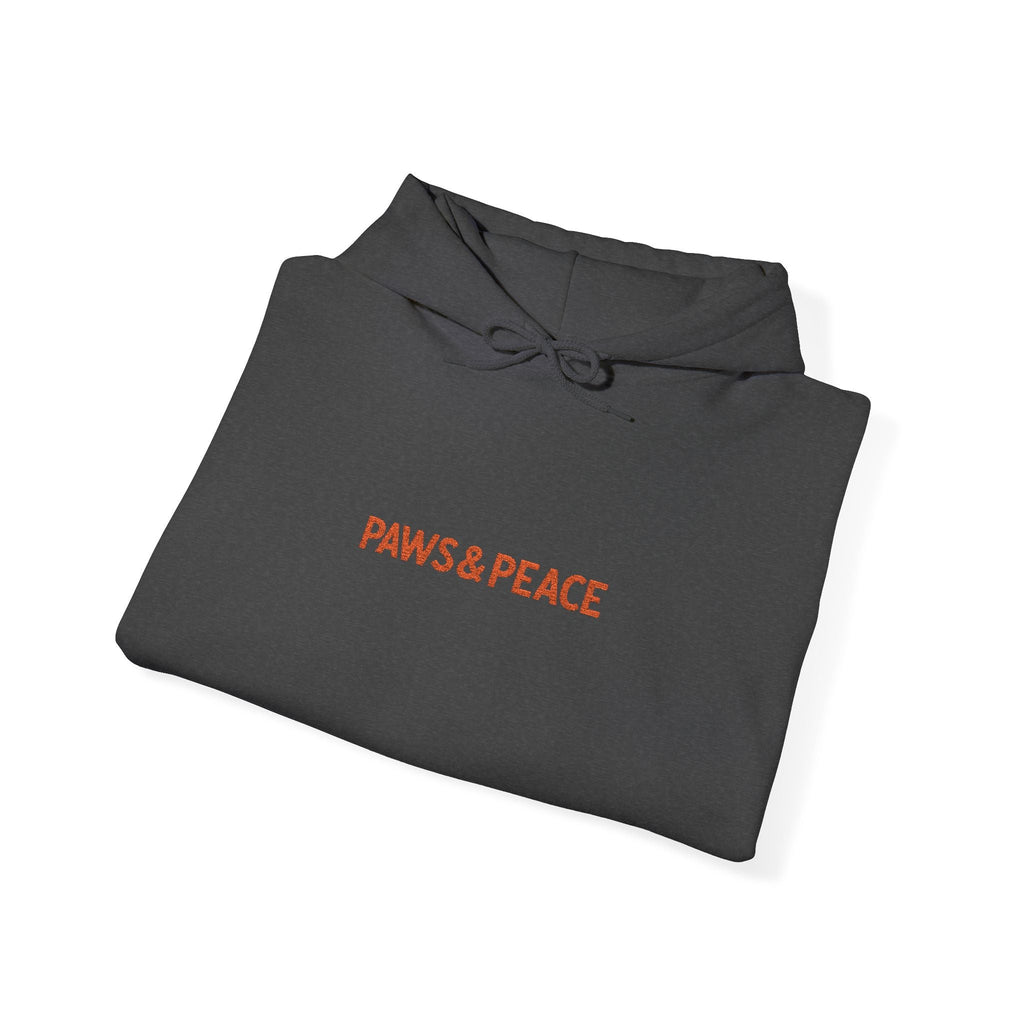 Unisex Paws & Peace Logo Hoodie by Paws&Peace Printify