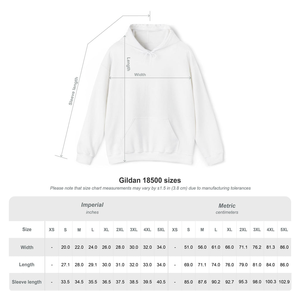 Unisex Paws & Peace Logo Hoodie by Paws&Peace Printify