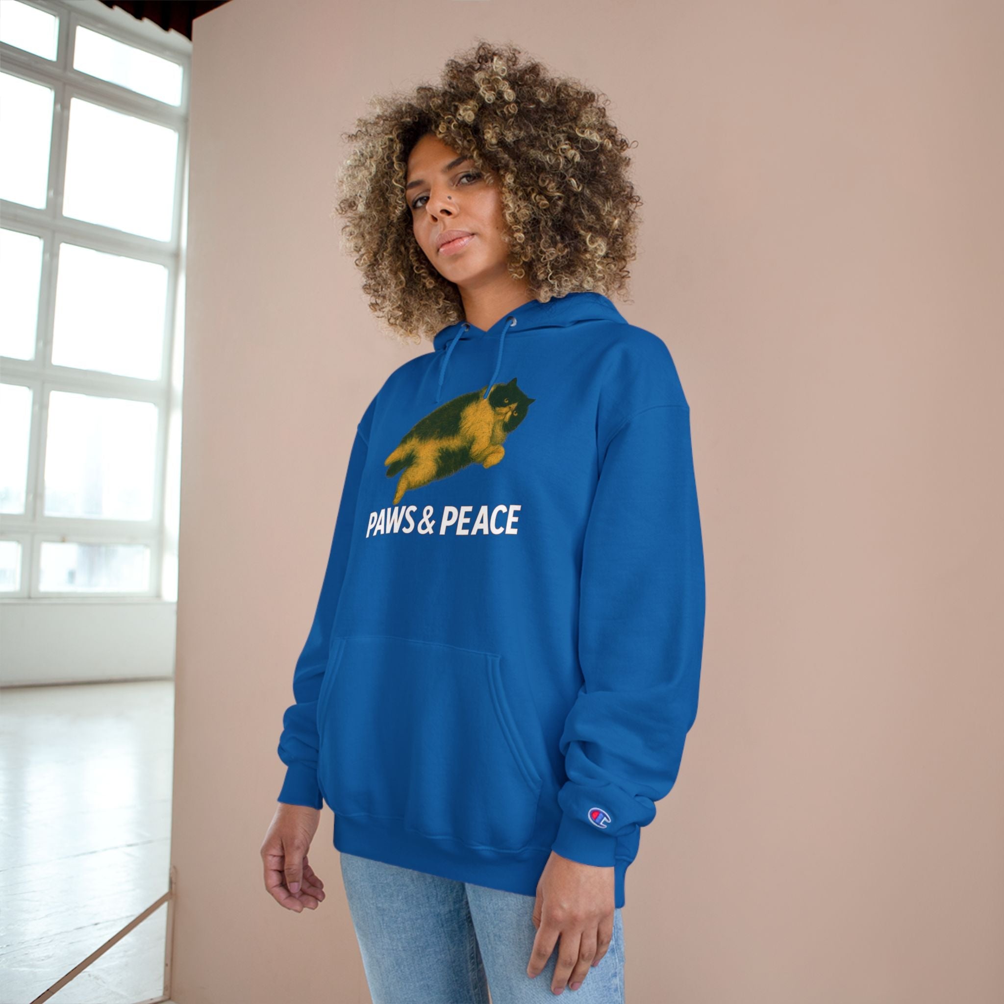 Unisex (KaLok)Hoodie by Champion X Paws&Peace Printify