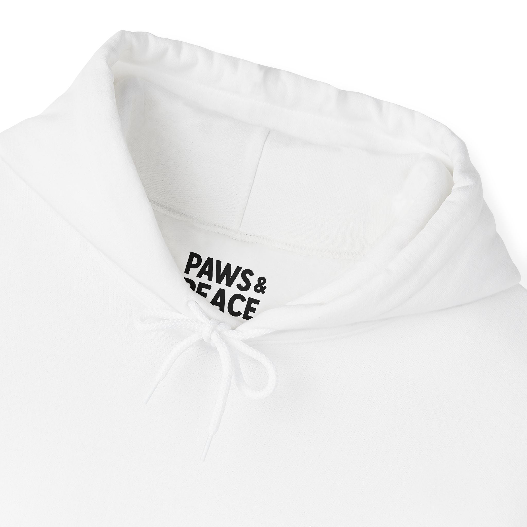 Unisex Paws & Peace Logo Hoodie by Paws&Peace Printify