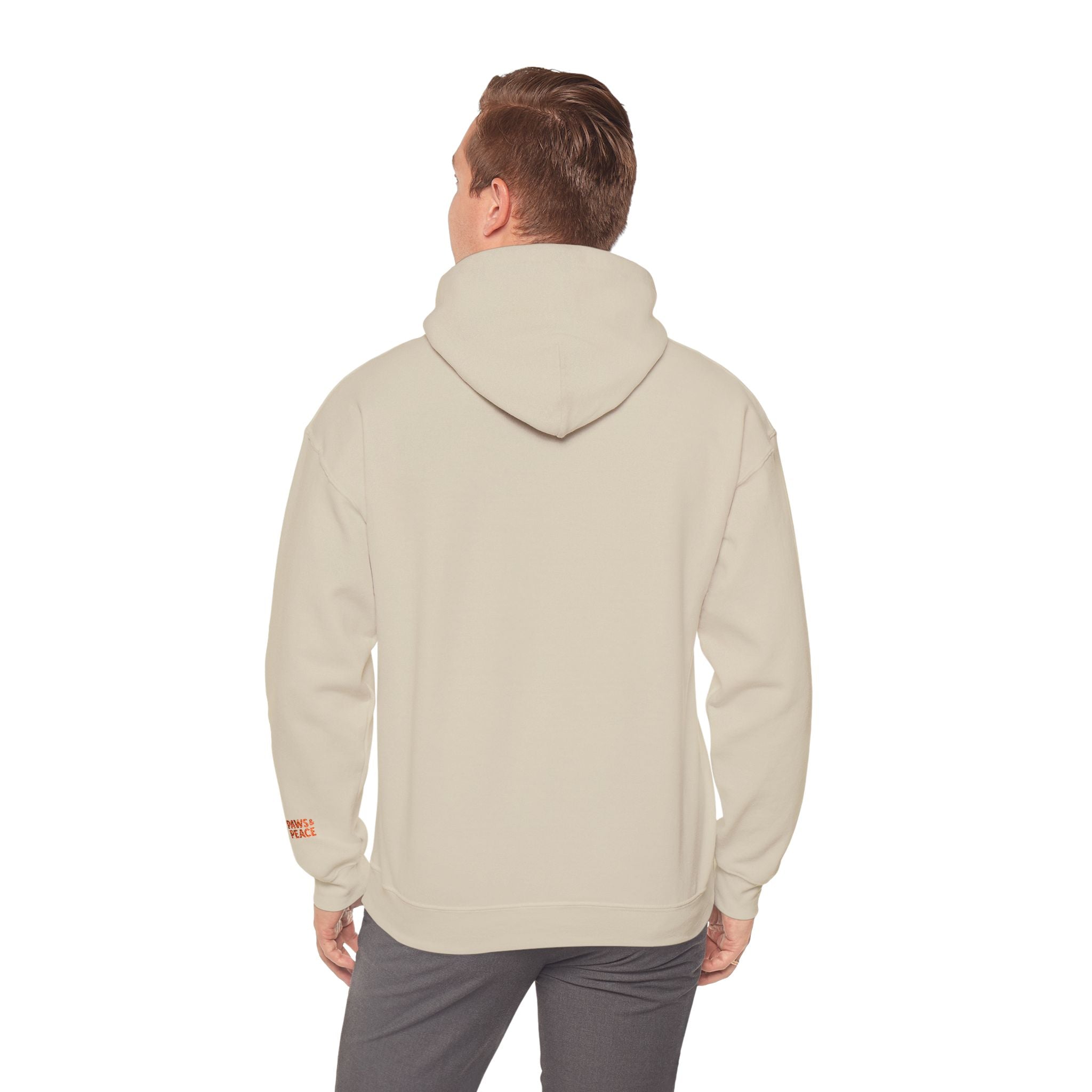 Unisex Paws & Peace Logo Hoodie by Paws&Peace Printify