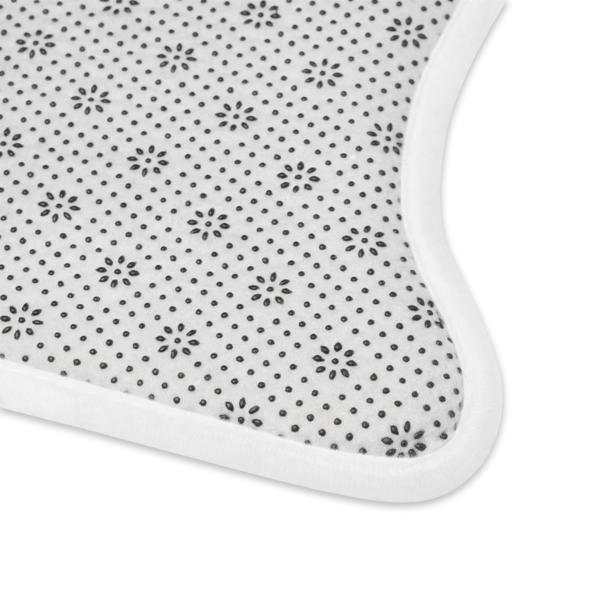 Paws&Peace Warm Paw Print Pet Feeding Mat Printify
