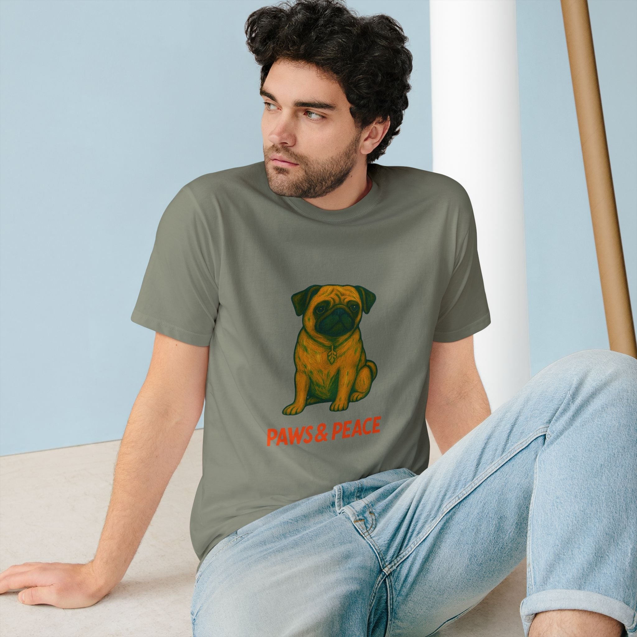 Unisex Puggo T-shirt by Paws&Peace Printify