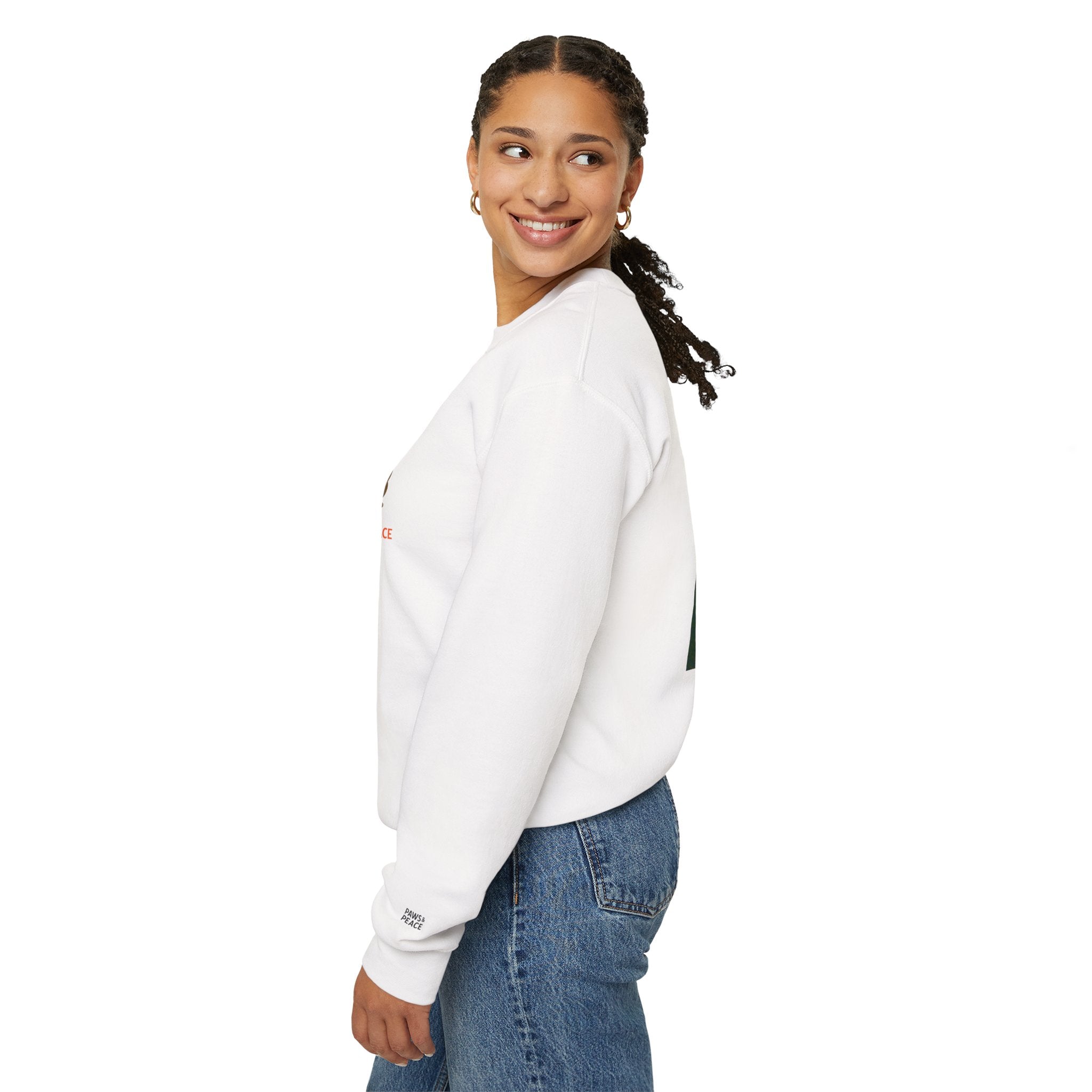 Unisex Long9 Logo Sweatshirt by Paws&Peace Printify
