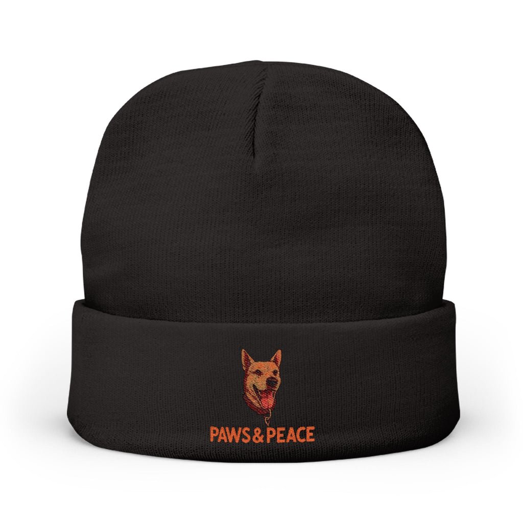 Paws&Peace Knit Beanie Printify