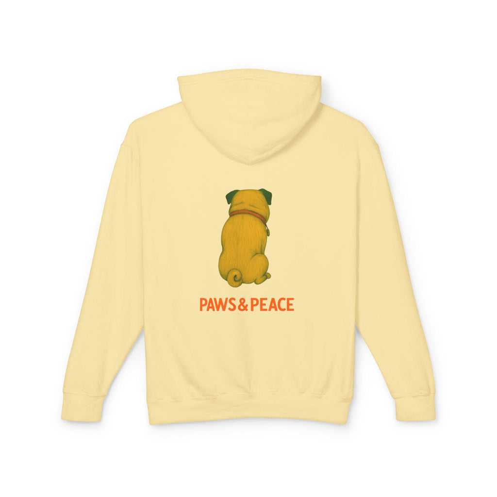 Unisex (Puggo) Lightweight Hoodie by Paws&Peace Printify