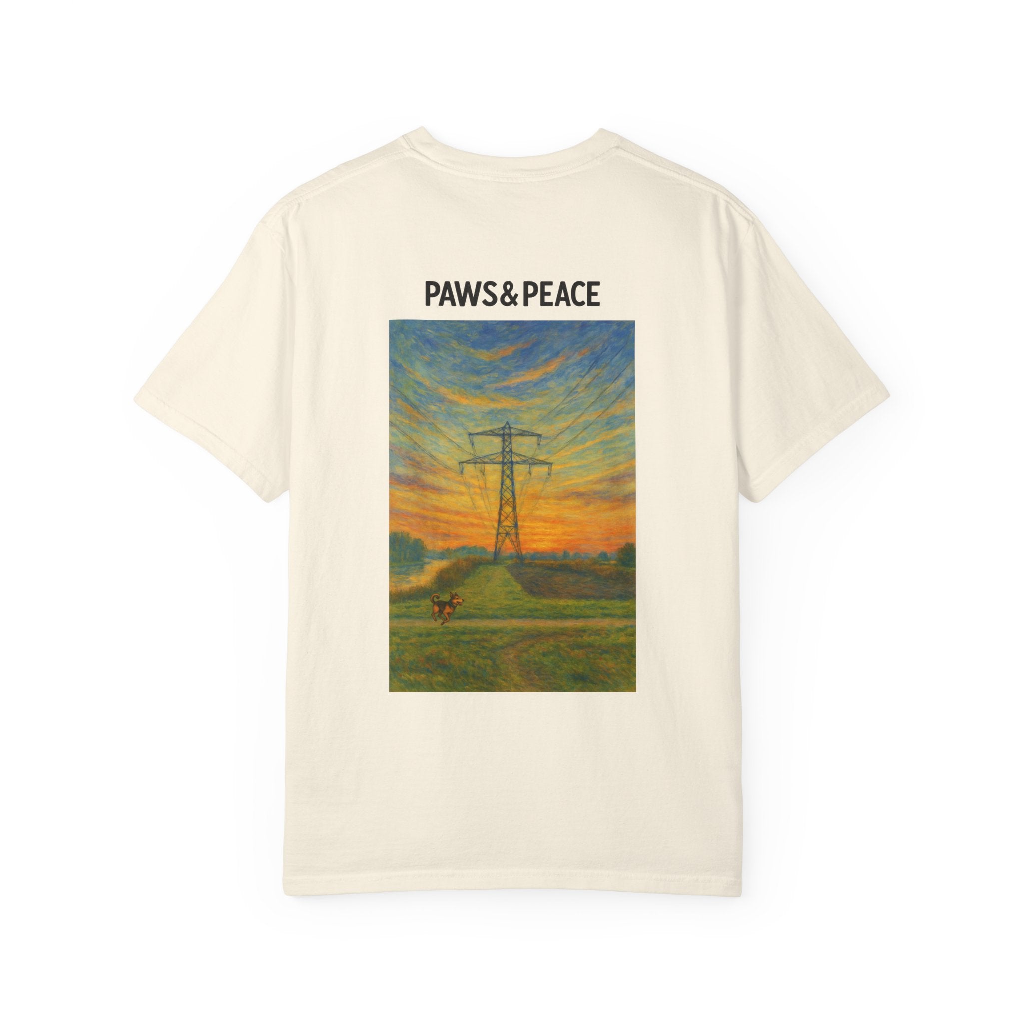 Unisex (Long9) Reading in Almere T-Shirt by Paws&Peace Printify