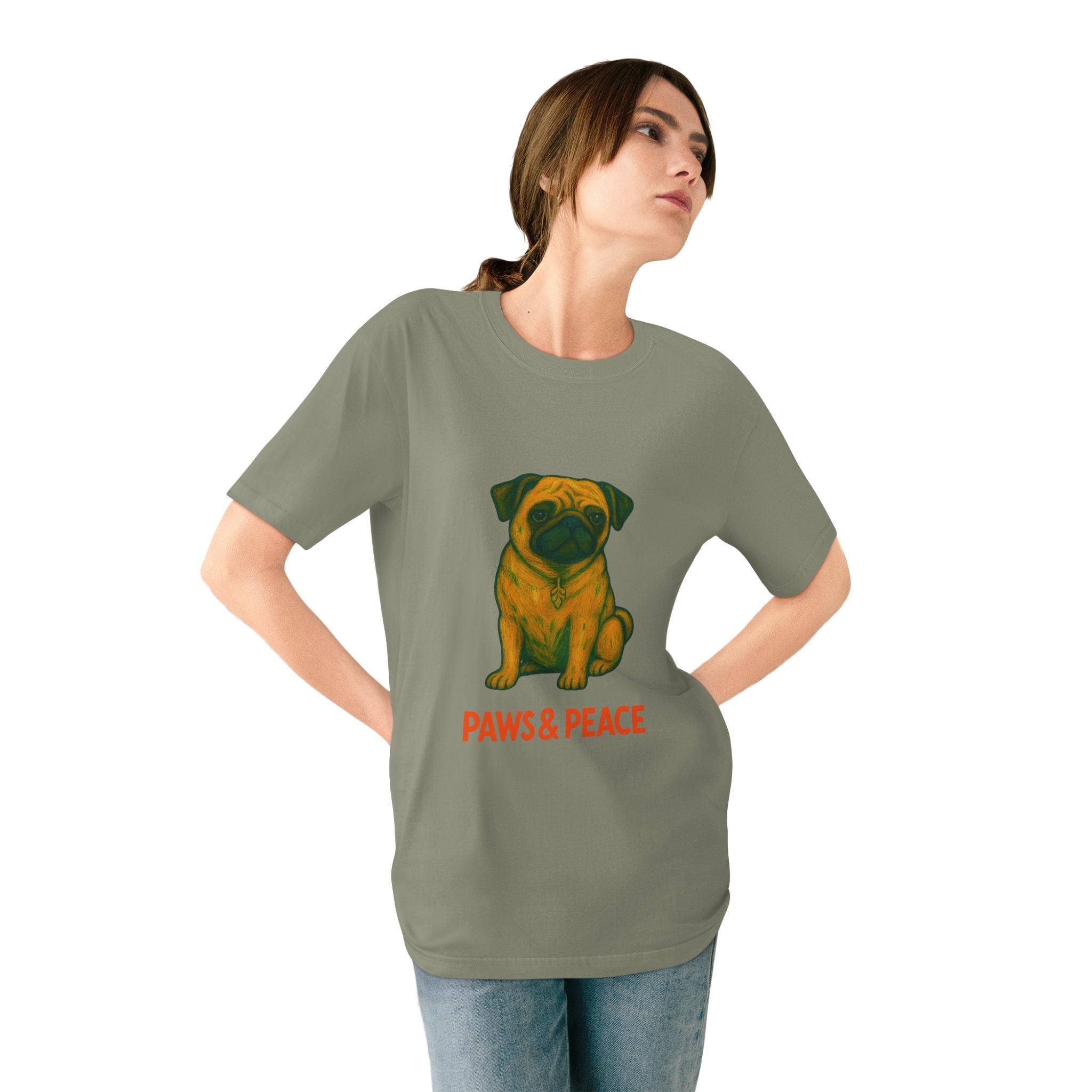 Unisex Puggo T-shirt by Paws&Peace Printify