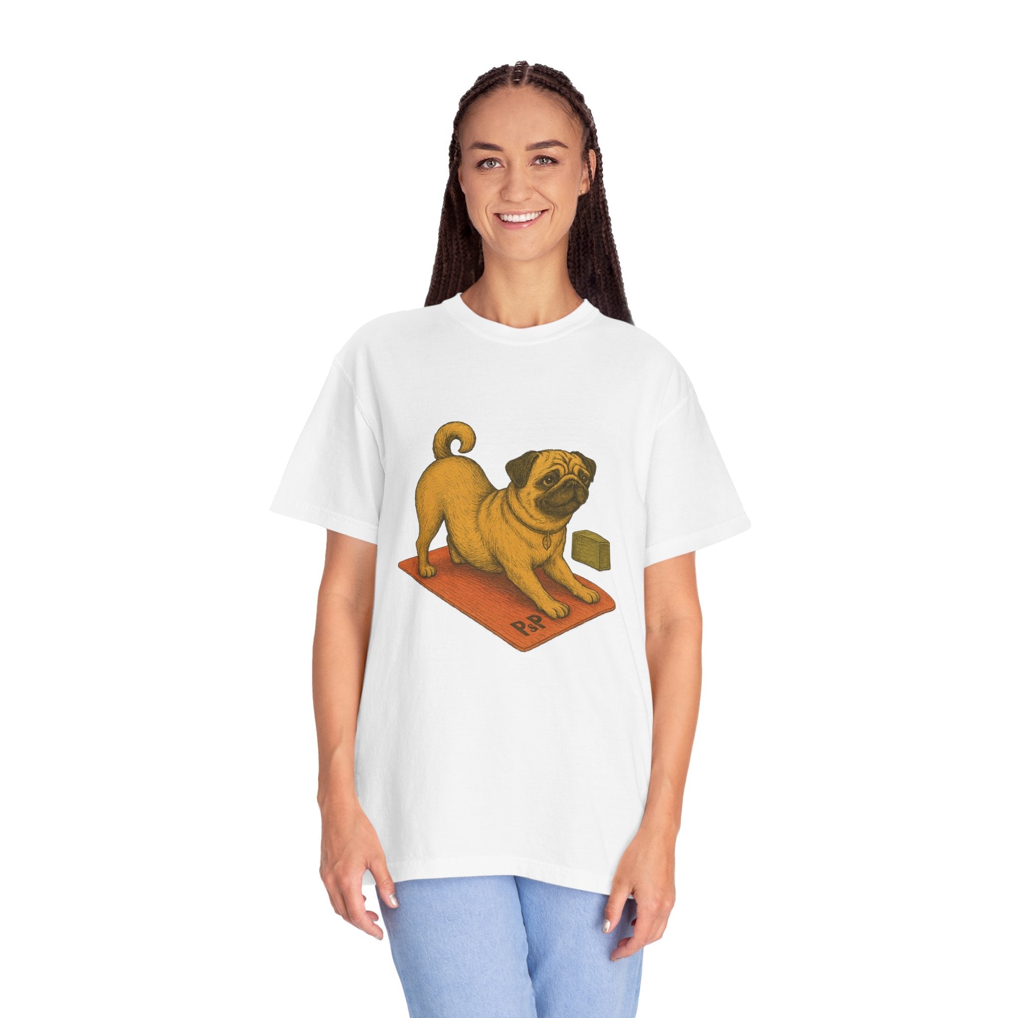 Unisex (Puggo) Yoga T-Shirt by Paws&Peace Printify