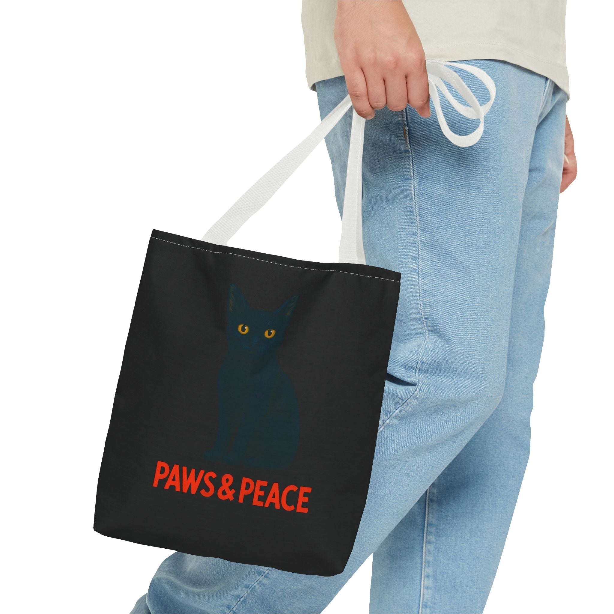Paws & Peace (Herman) Tote Bag Printify