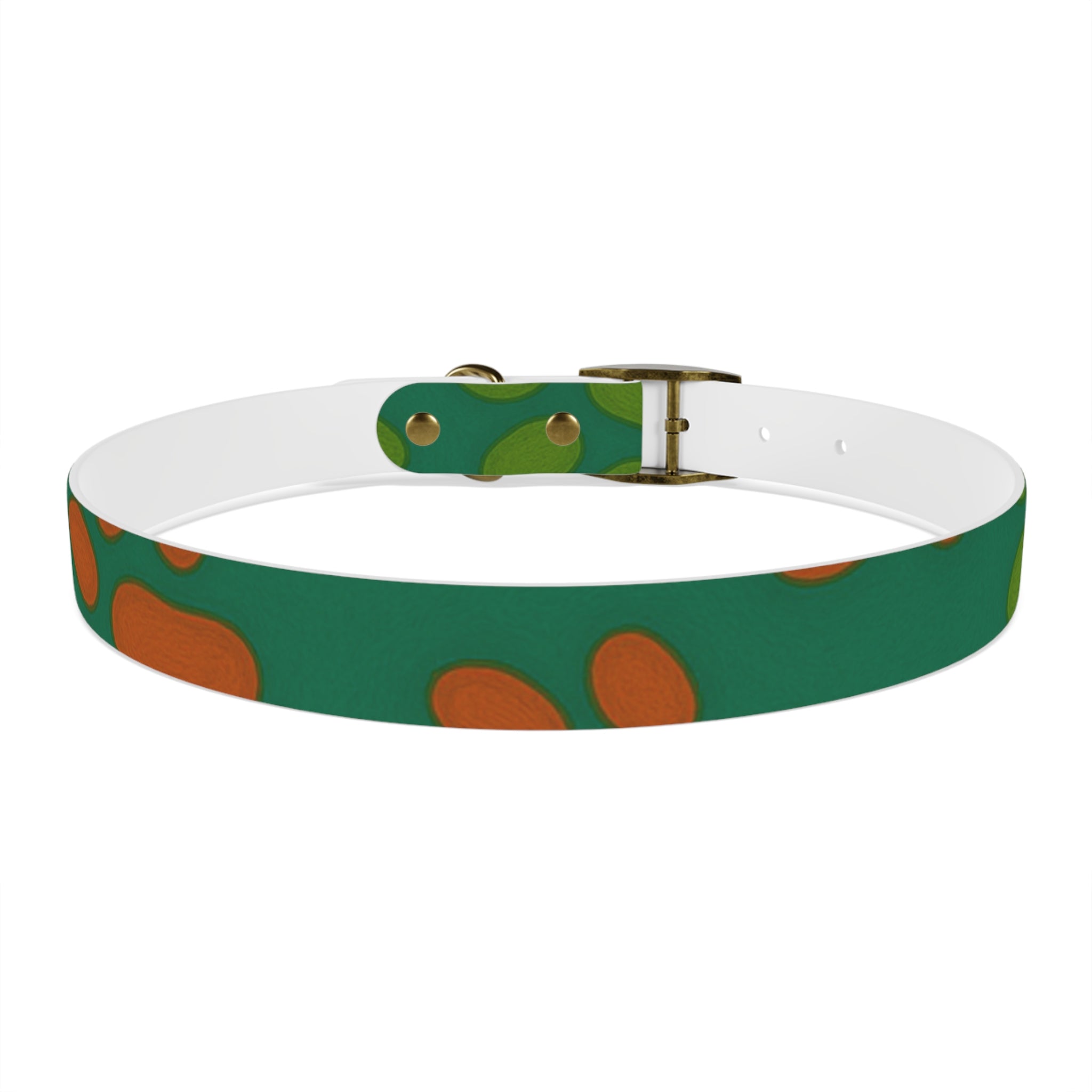 Stylish Dog Collar (green) | Paws & Peace Design Printify