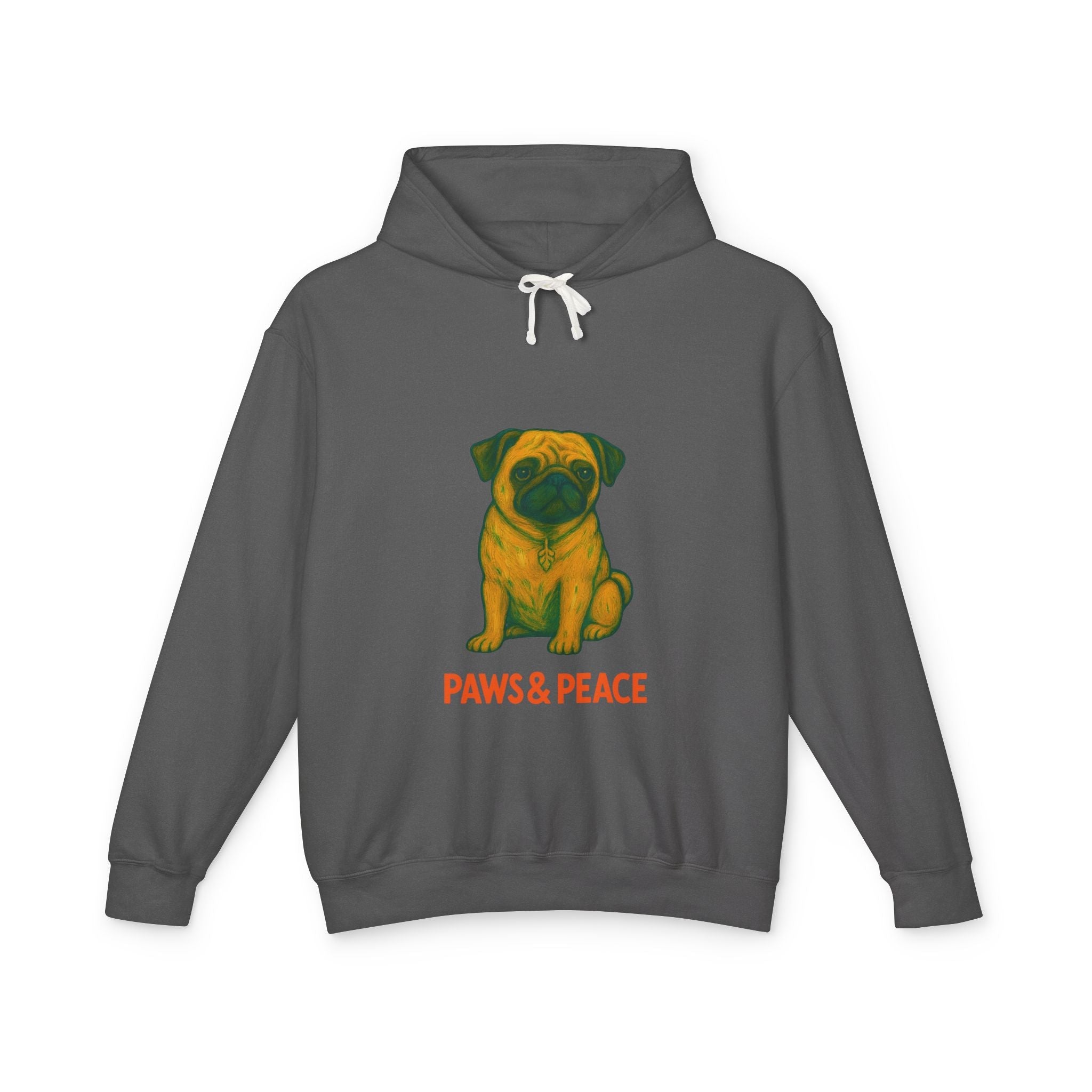 Unisex (Puggo) Lightweight Hoodie by Paws&Peace Printify