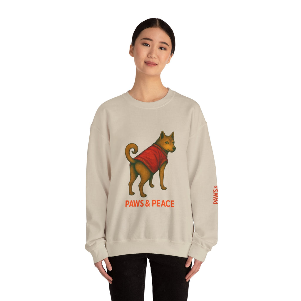 Unisex (Long 9) Sweatshirt by Paws&Peace Printify