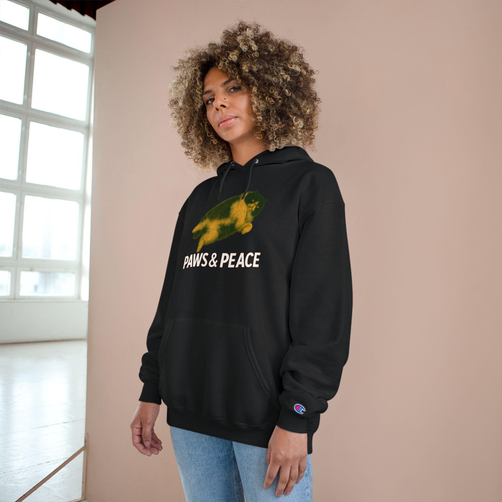 Unisex (KaLok)Hoodie by Champion X Paws&Peace Printify
