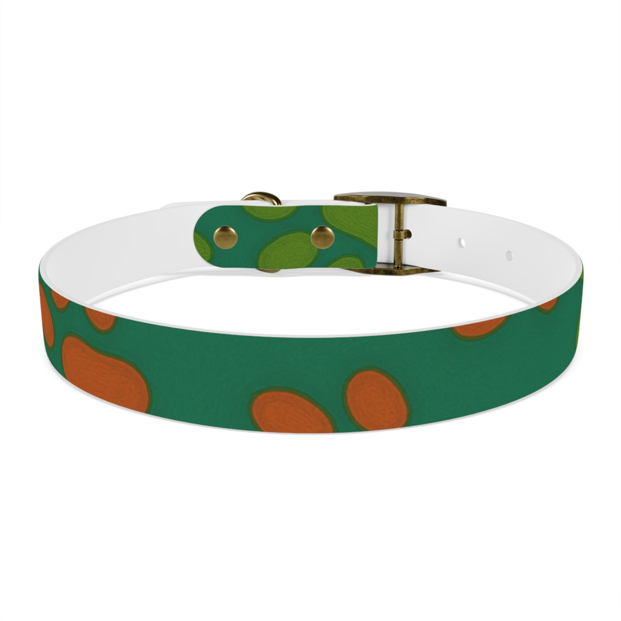 Stylish Dog Collar (green) | Paws & Peace Design Printify