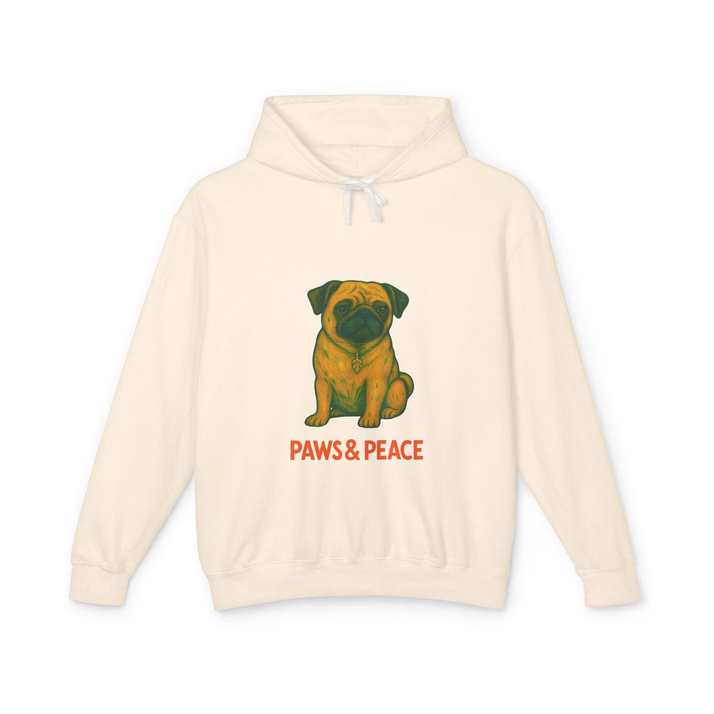 Unisex (Puggo) Lightweight Hoodie by Paws&Peace Printify