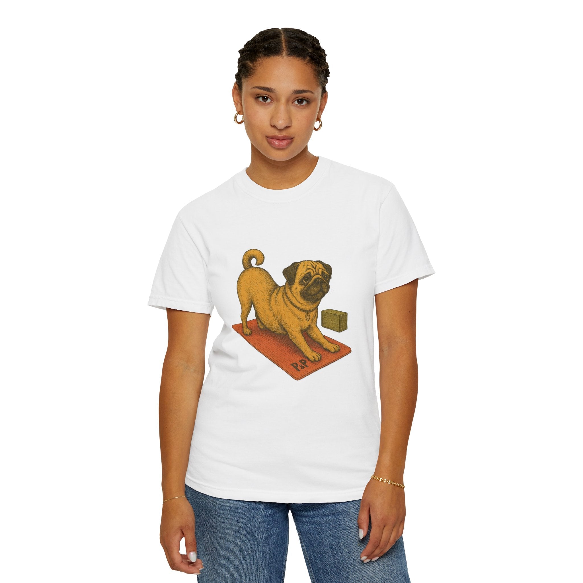 Unisex (Puggo) Yoga T-Shirt by Paws&Peace Printify